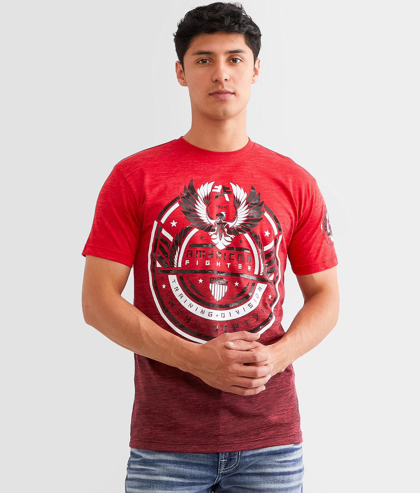 American Fighter Millerton T-Shirt - Men's T-Shirts in Cherry Dk Cherry