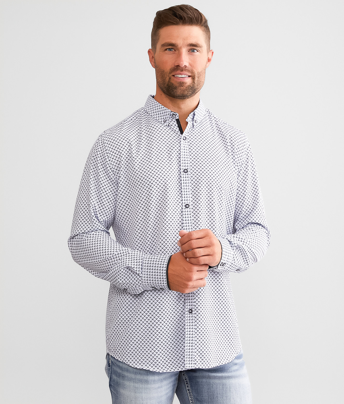 J.B. Holt Athletic Performance Stretch Shirt - Men's Shirts in White