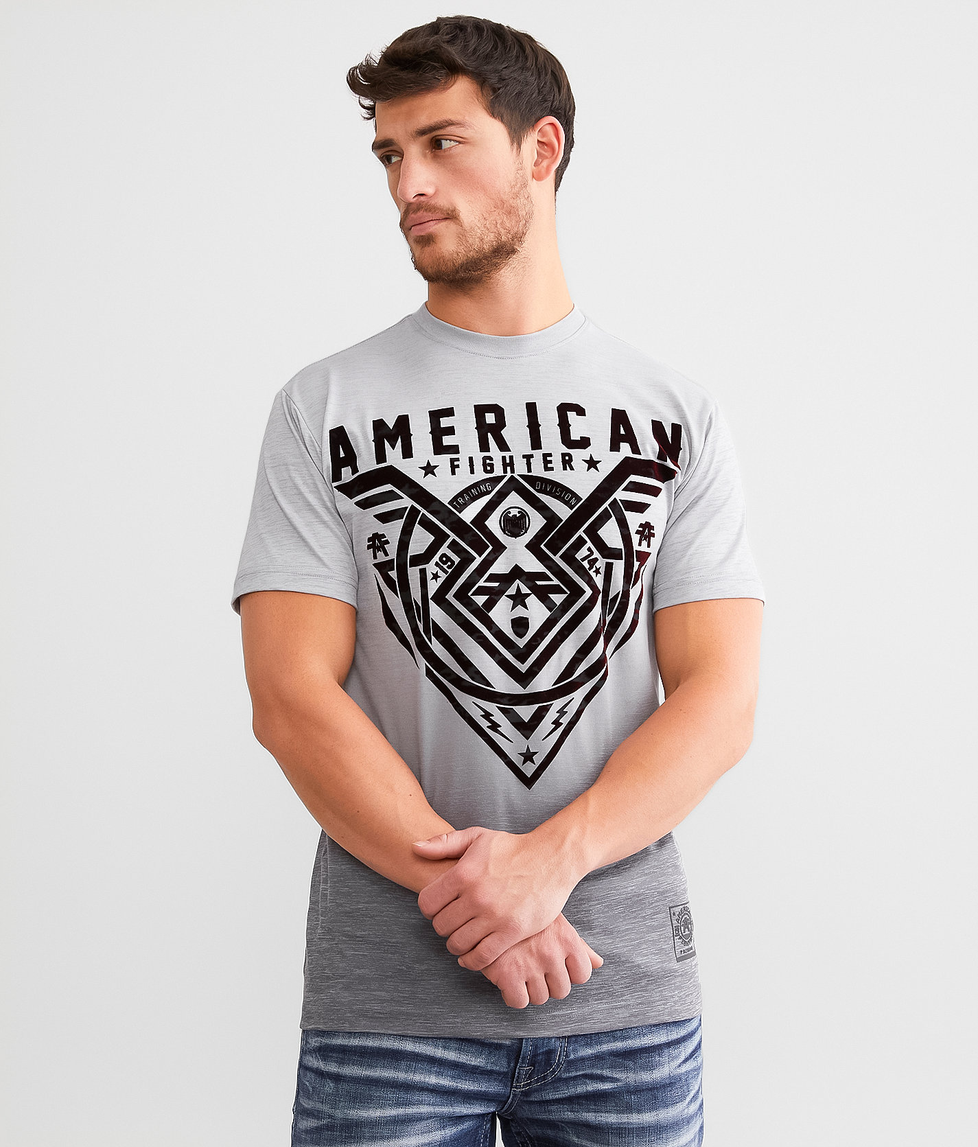 American Fighter Oakview T-Shirt - Men's T-Shirts in Mist Grey