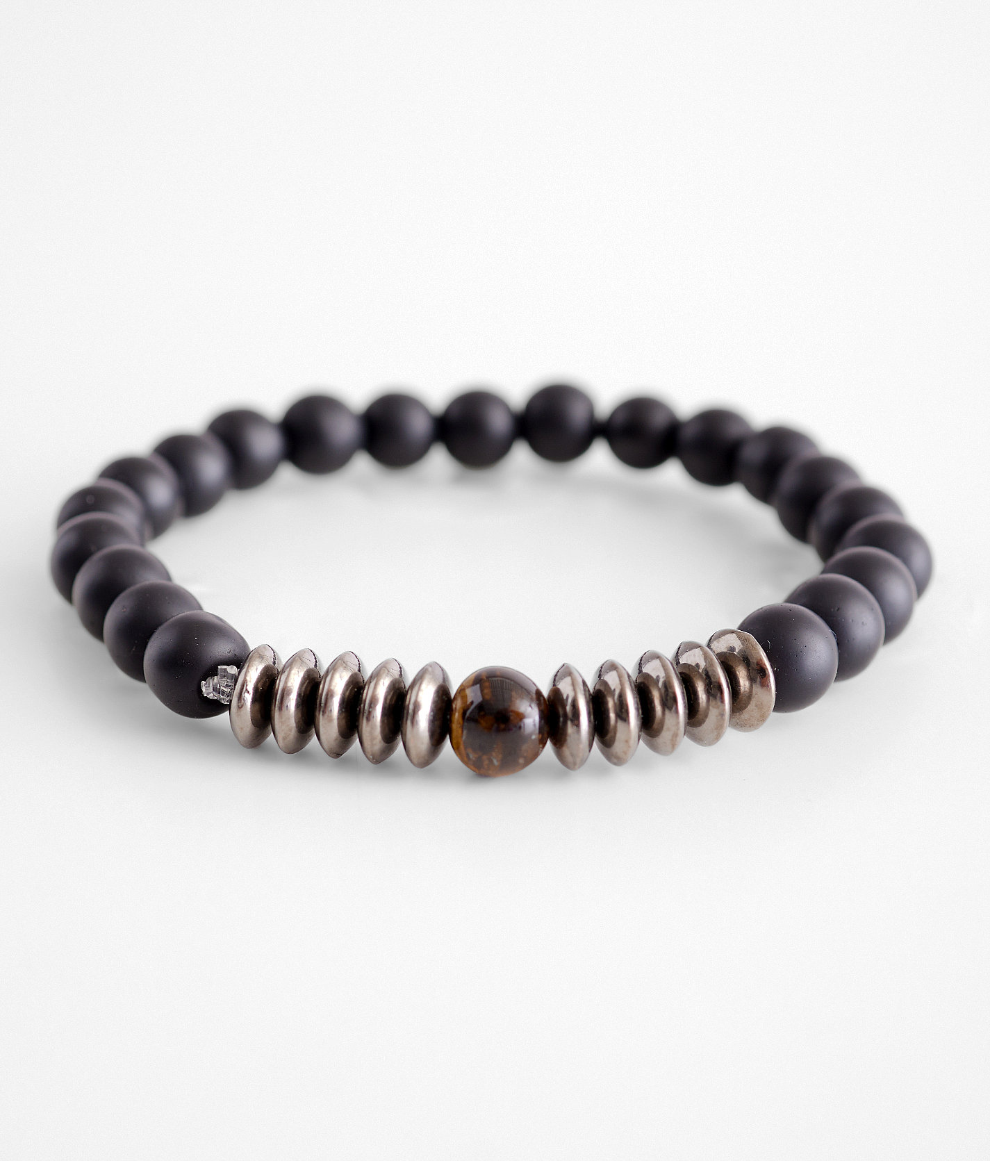 BKE Multi Bead Bracelet - Men's Jewelry in Black