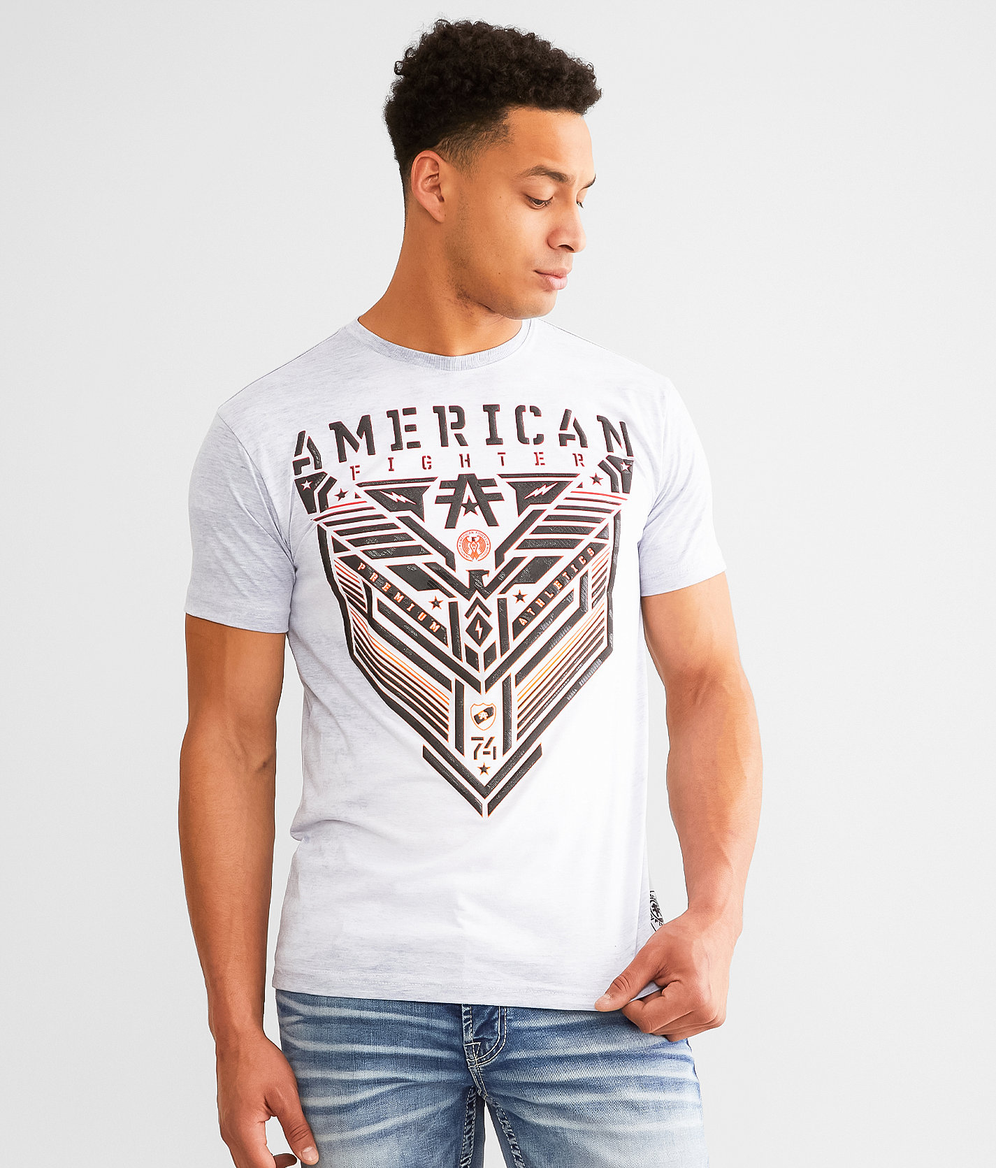American Fighter Finley T-Shirt - Men's T-Shirts in White Multi