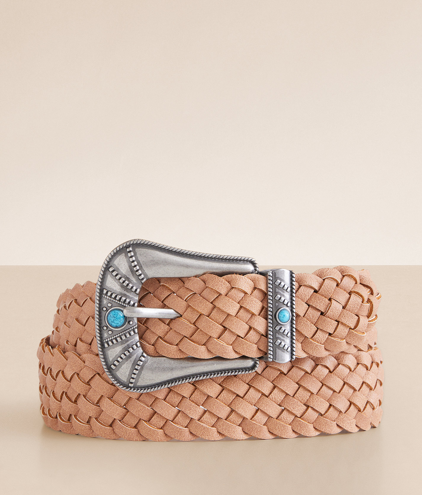 BKE Braided Belt - Women's Belts in Tan