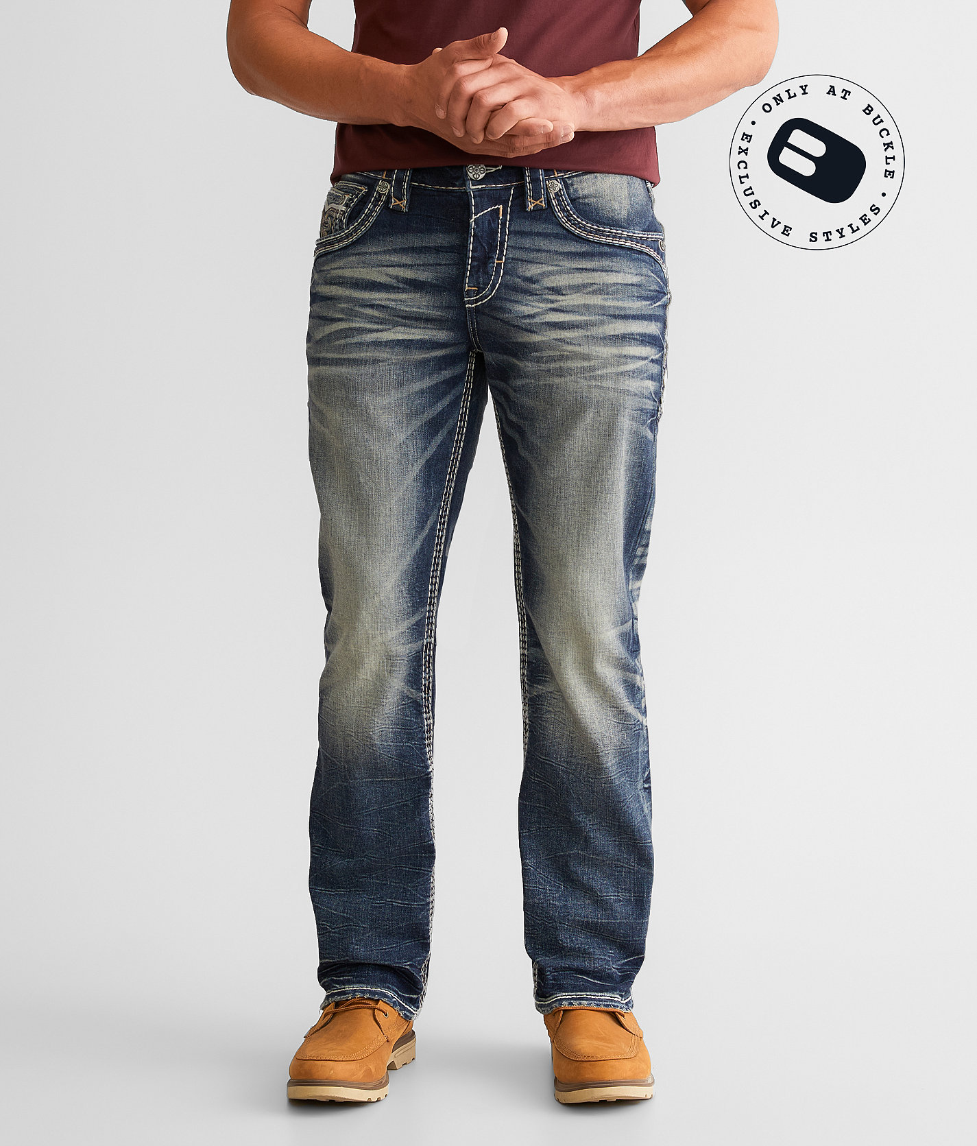 Rock Revival Kenley Boot Stretch Jean - Men's Jeans in Kenley B202