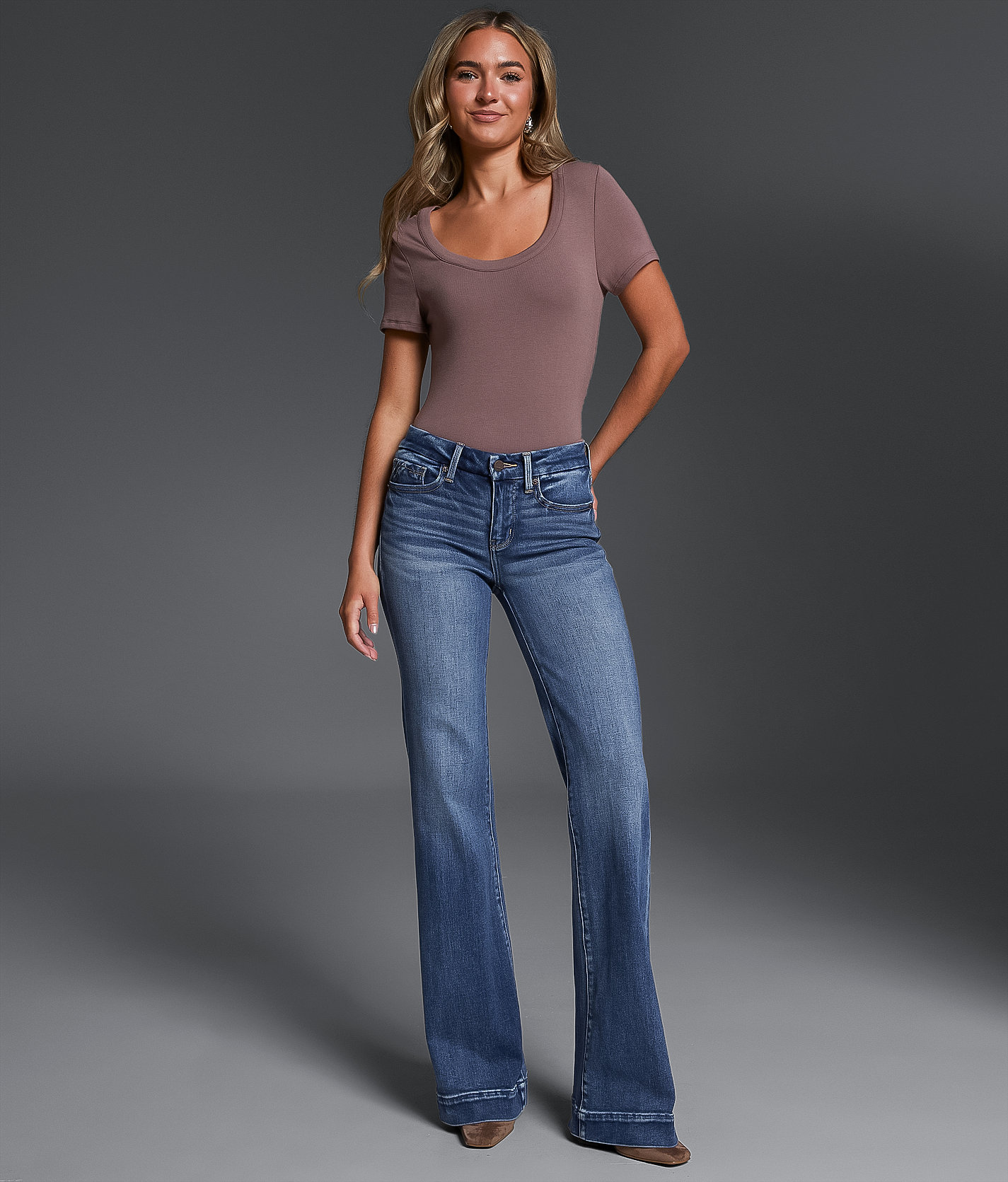 Buckle Black Fit No. 53 Trouser Stretch Jean - Women's Jeans in Haislip