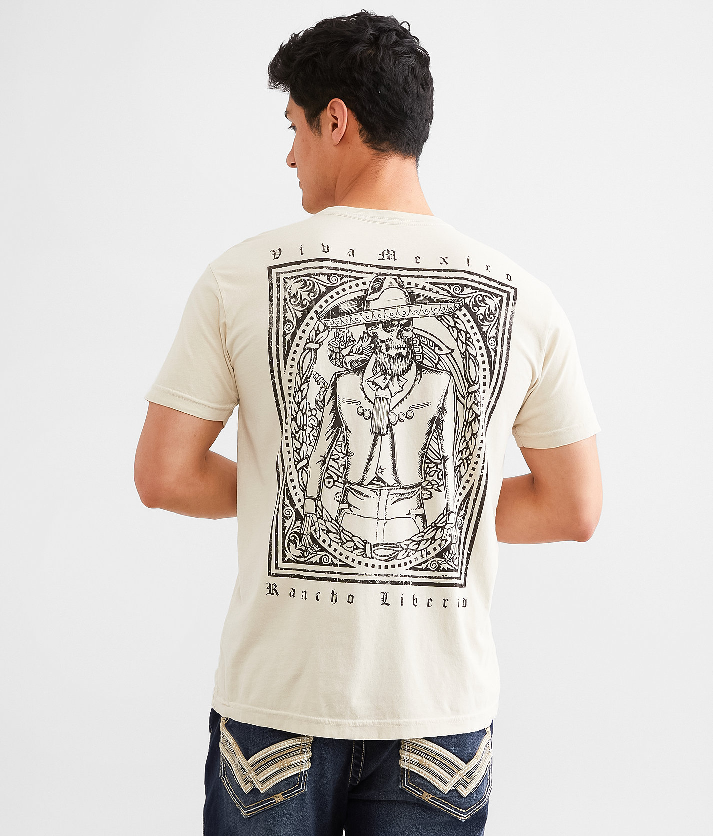 Freedom Ranch El Charro T-Shirt - Men's T-Shirts in Lt Sand