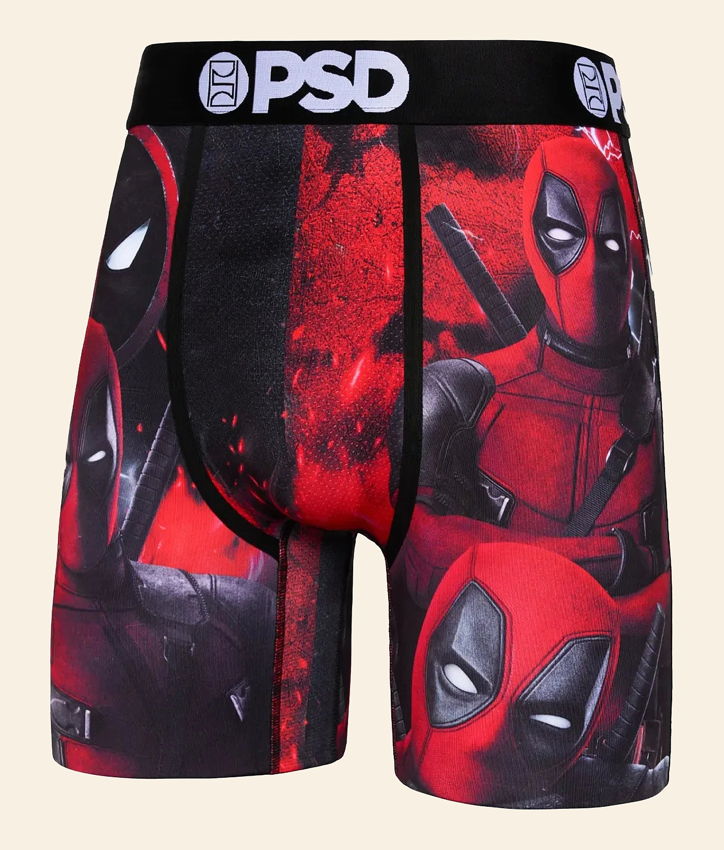 PSD Marvel Deadpool Stretch Boxer Briefs - Men's Boxer Briefs in Multi