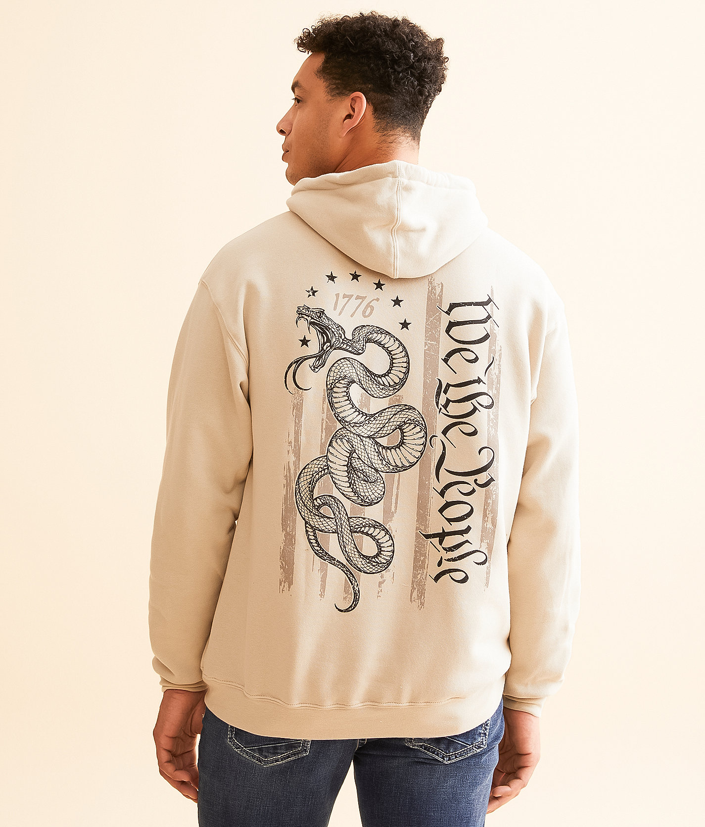 Howitzer Don't Tread Hooded Sweatshirt - Men's Sweatshirts in Peyote