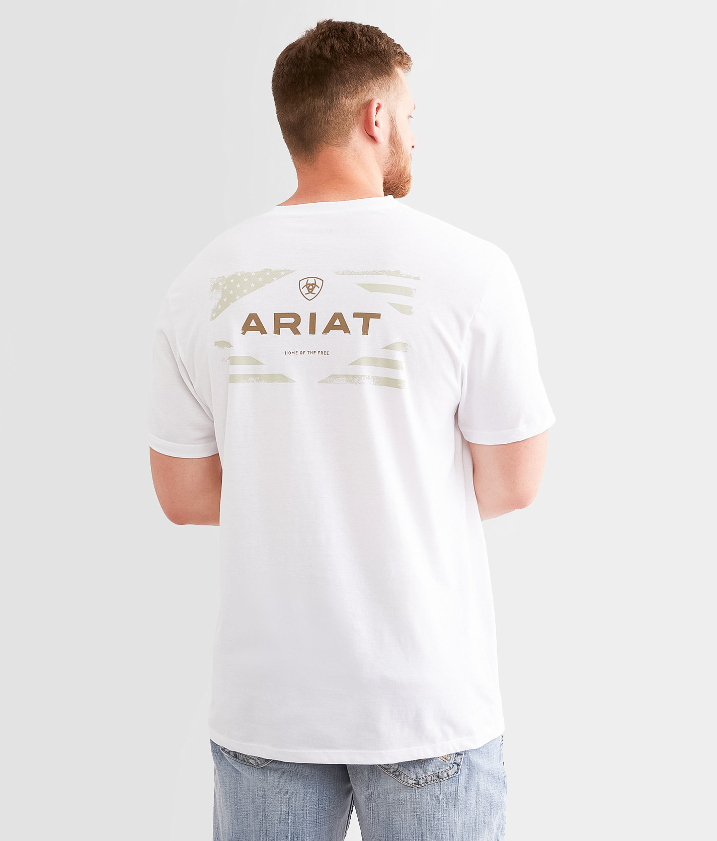 Ariat Liberty Banner T-Shirt - Men's T-Shirts in White