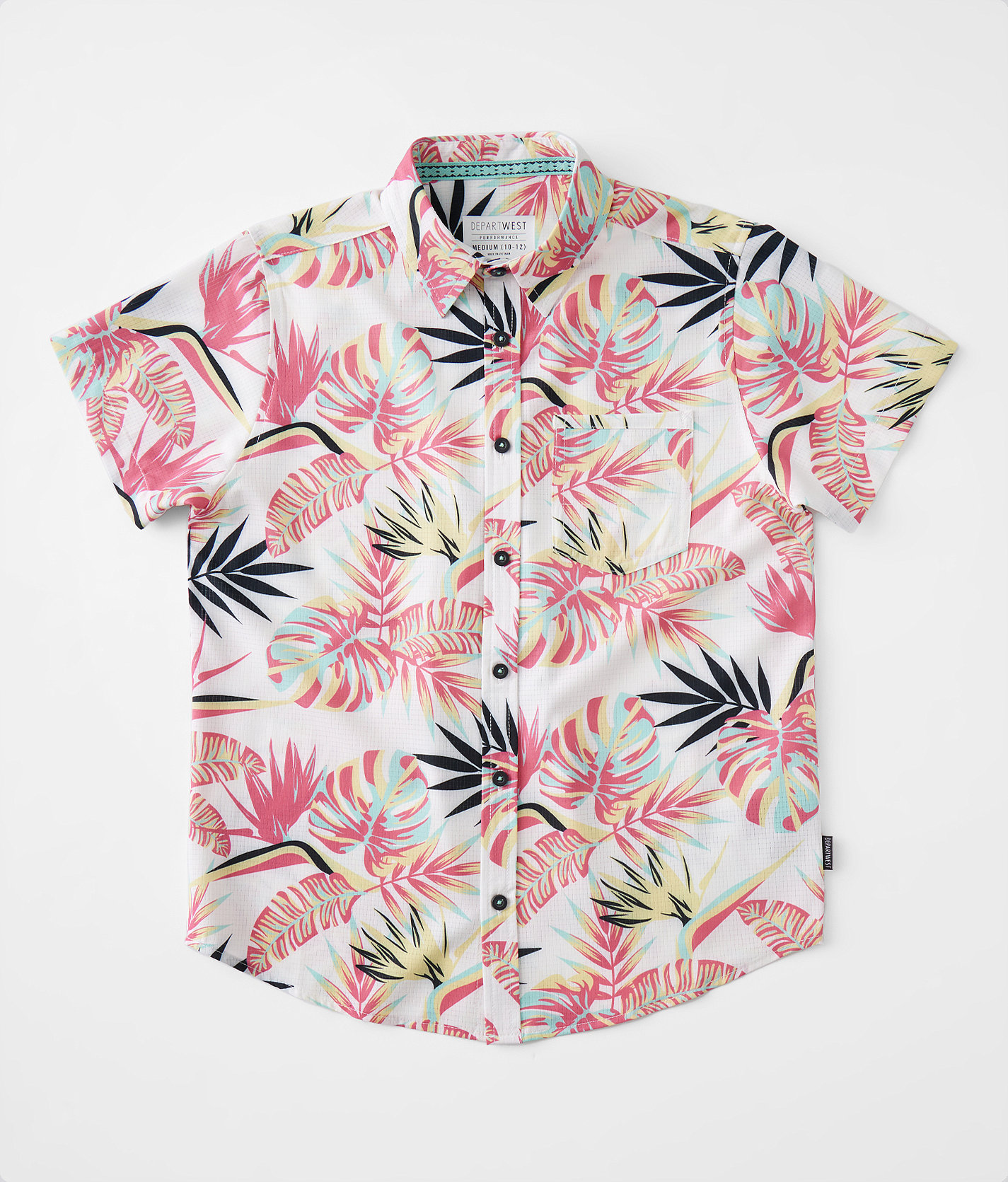 Boys - Departwest Ripstop Performance Shirt - Boy's Shirts in White