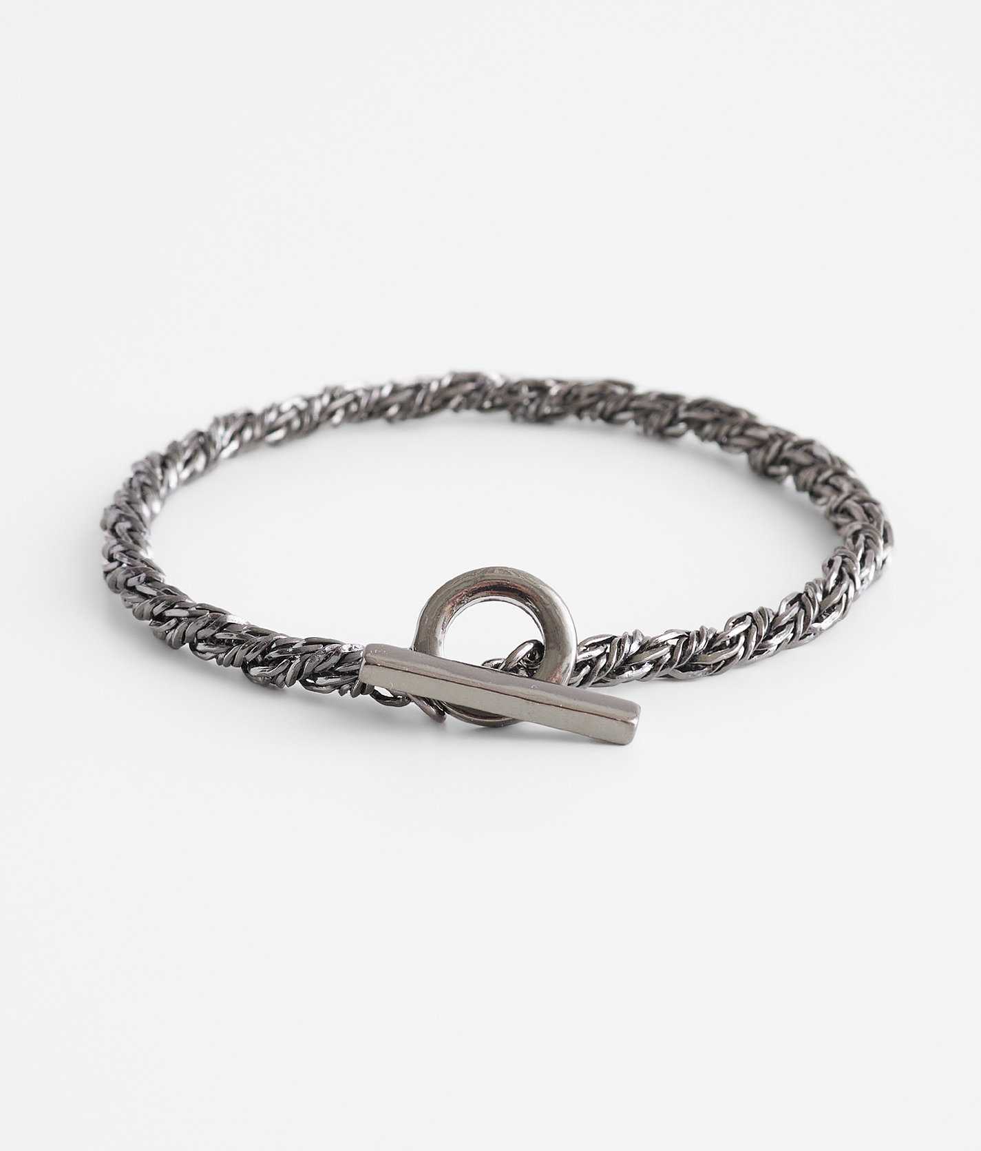 BKE Metal Chain Bracelet - Men's Jewelry in Hematite