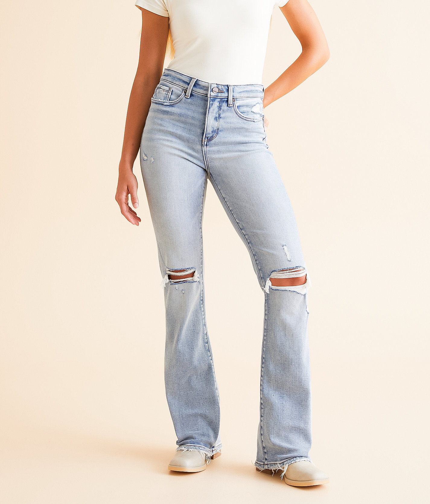 Buckle Black Fit No. 75 Boot Stretch Jean - Women's Jeans in Linley