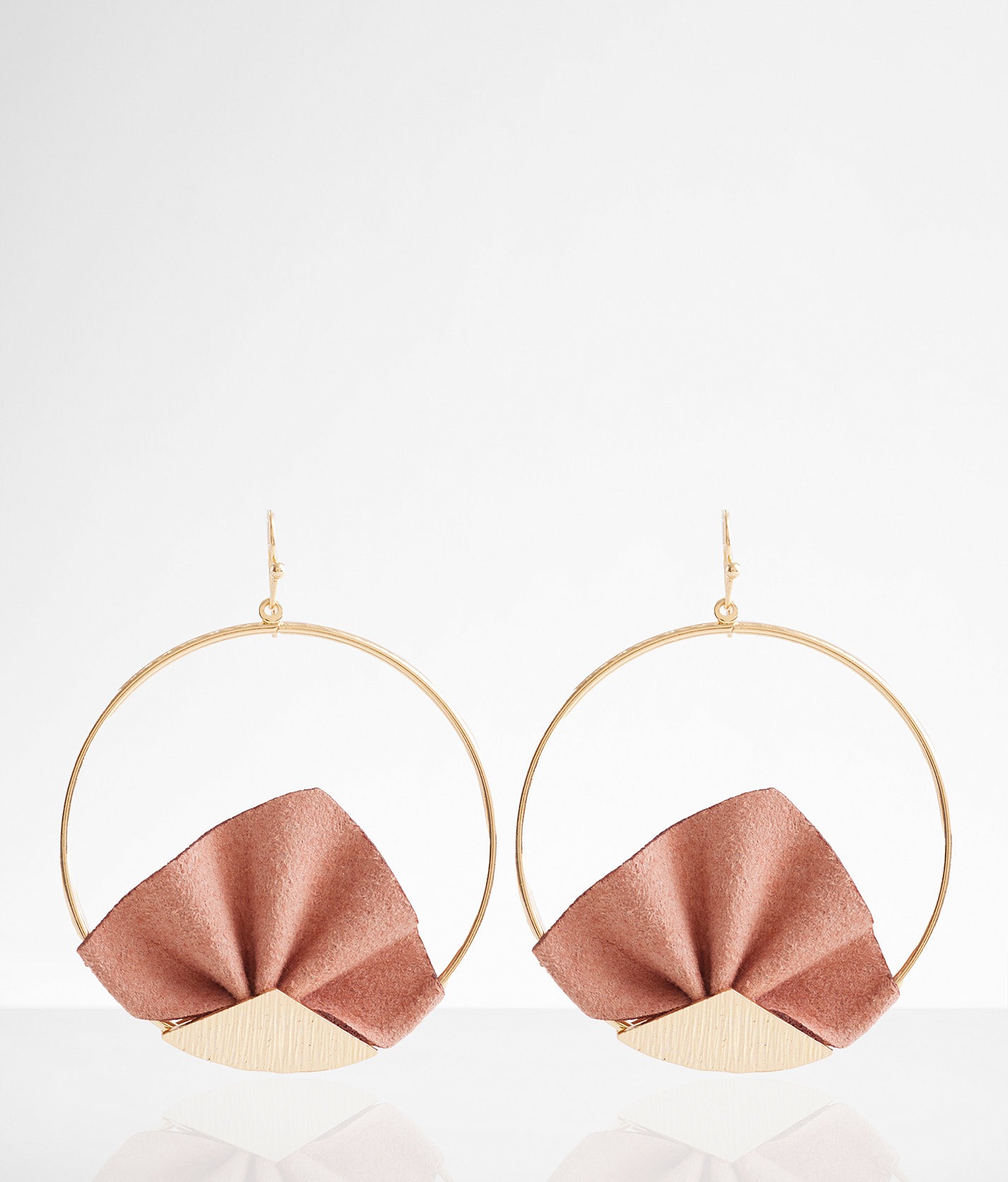 boutique by BKE Hoop Drop Earring - Women's Jewelry in Gold