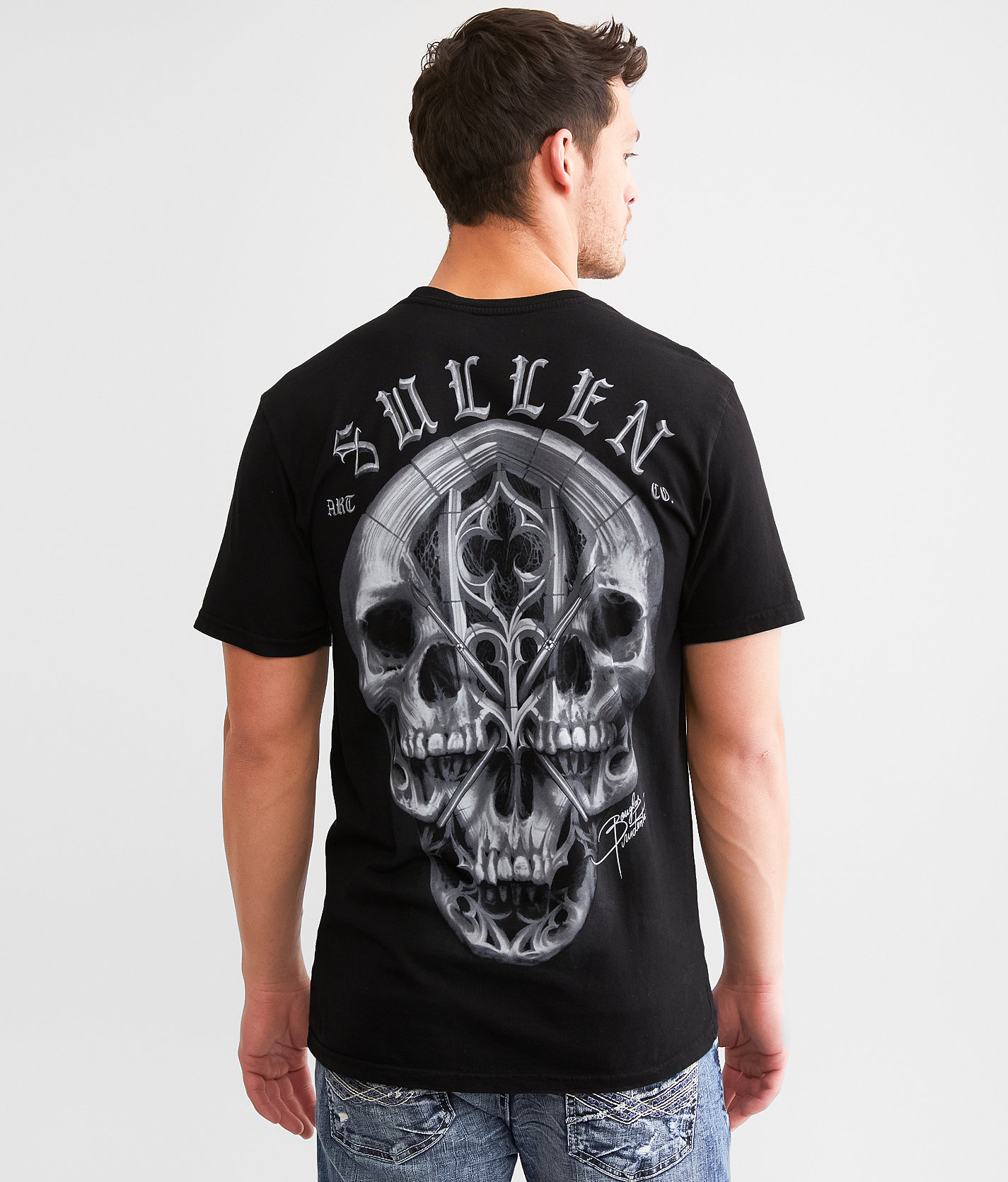 Sullen Prudente VII T-Shirt - Men's T-Shirts in Jet Black