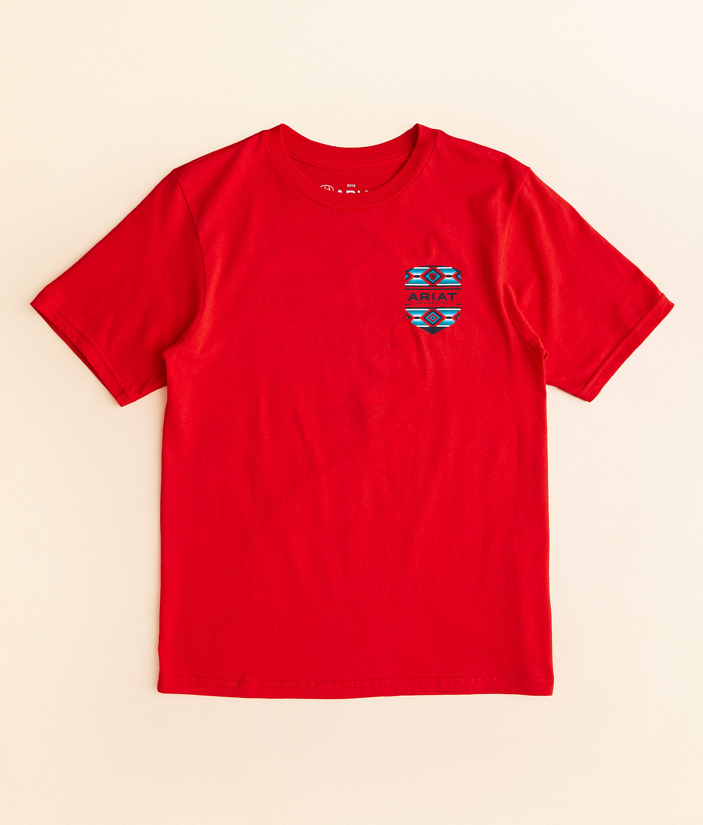 Boys - Ariat Canyon Aztec T-Shirt - Boy's T-Shirts in Mars Red
