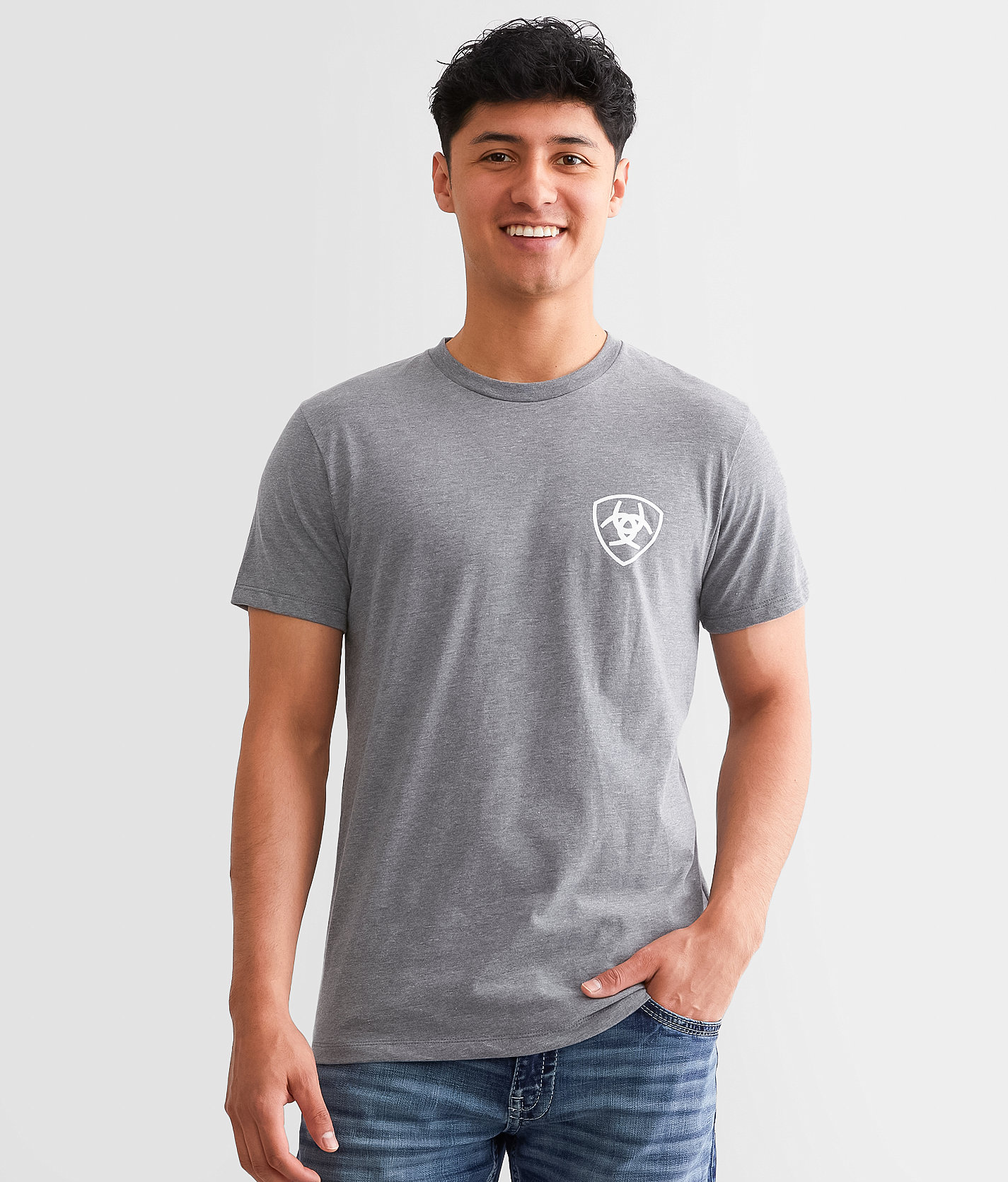 Ariat Herradura T-Shirt - Men's T-Shirts in Athletic Heather