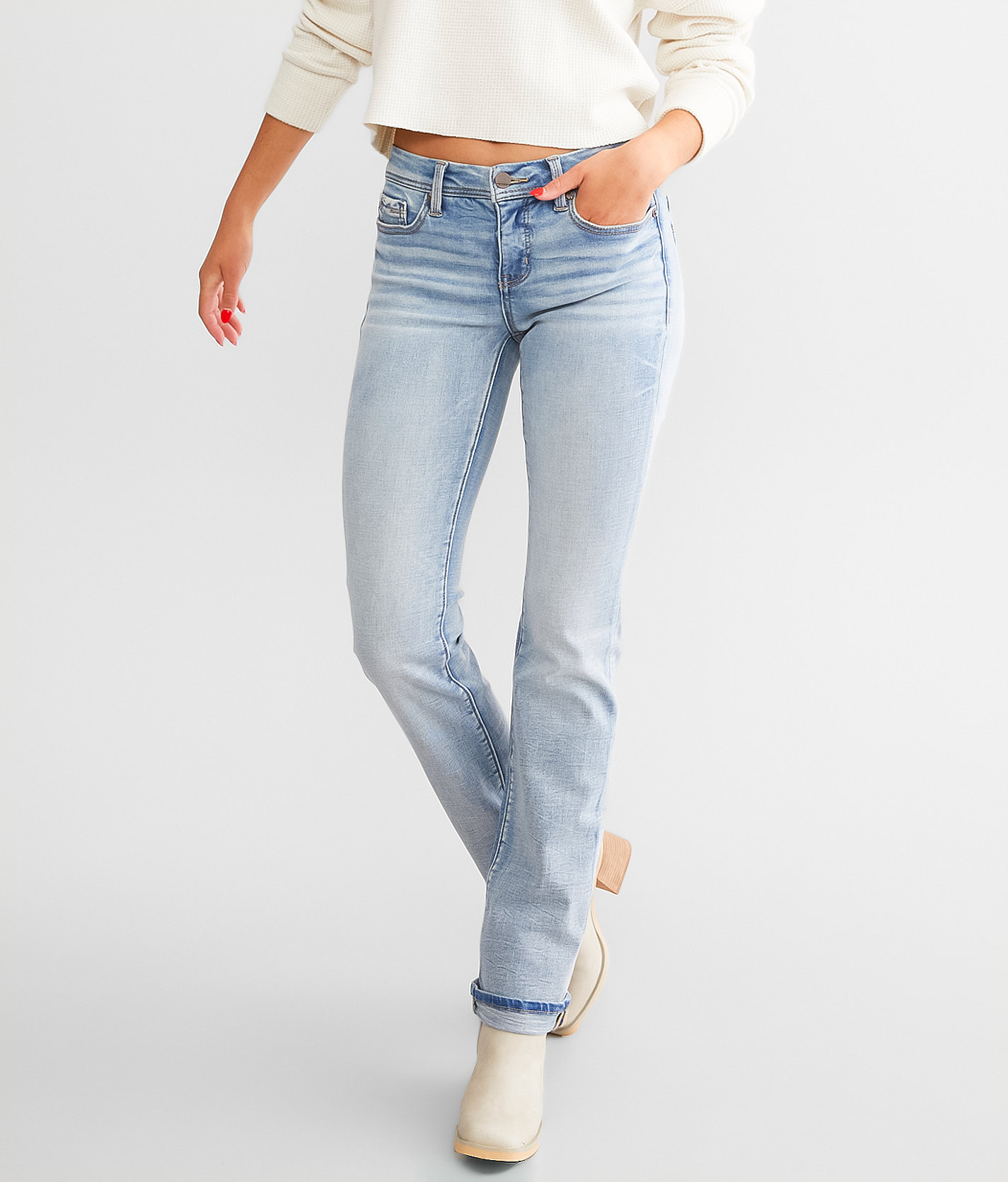 Buckle Black Fit No. 53 Straight Stretch Jean - Women's Jeans in Winter Park 2