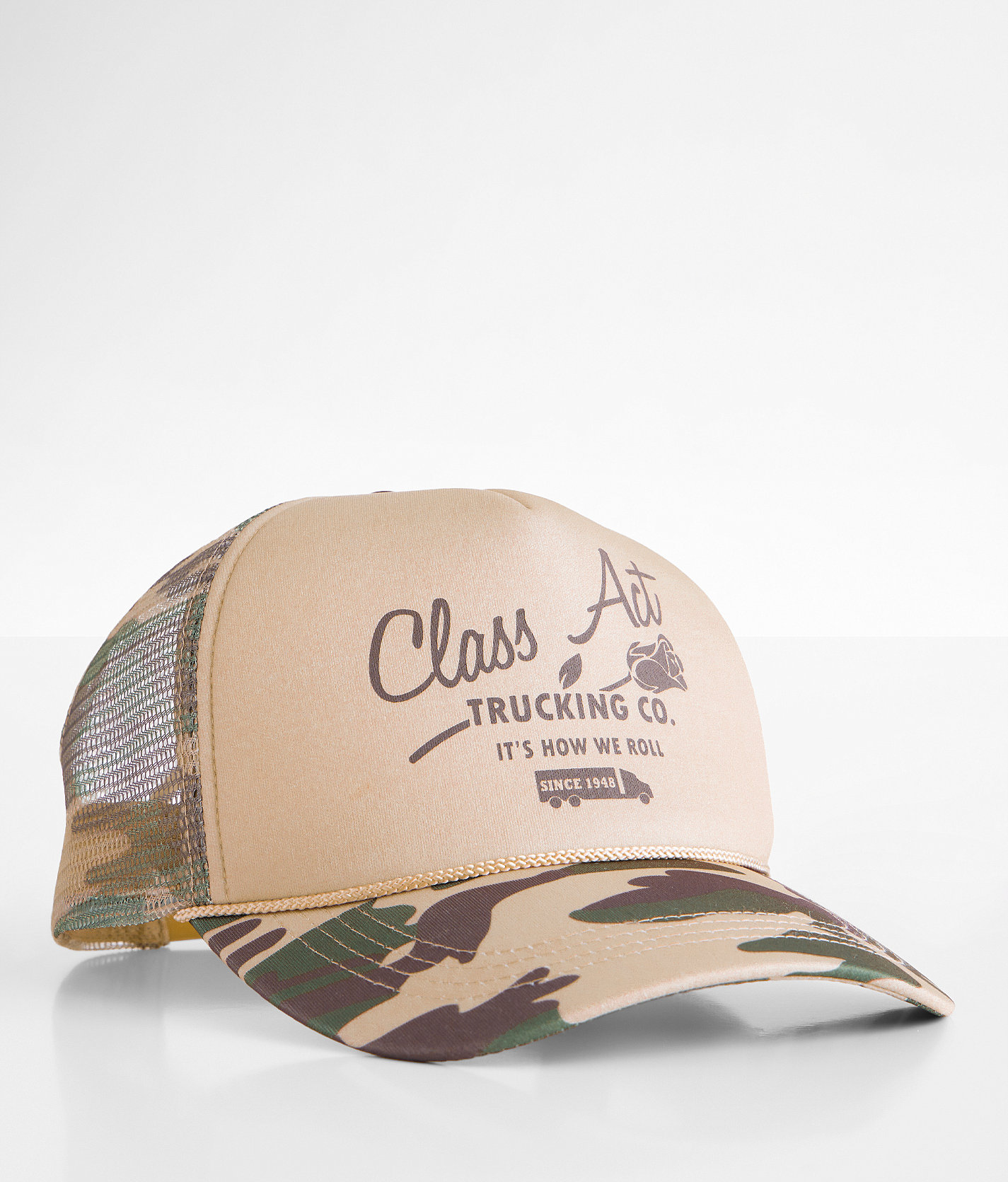 David & Young Class Act Trucking Co. Trucker Hat - Women's Hats in Brown Camo