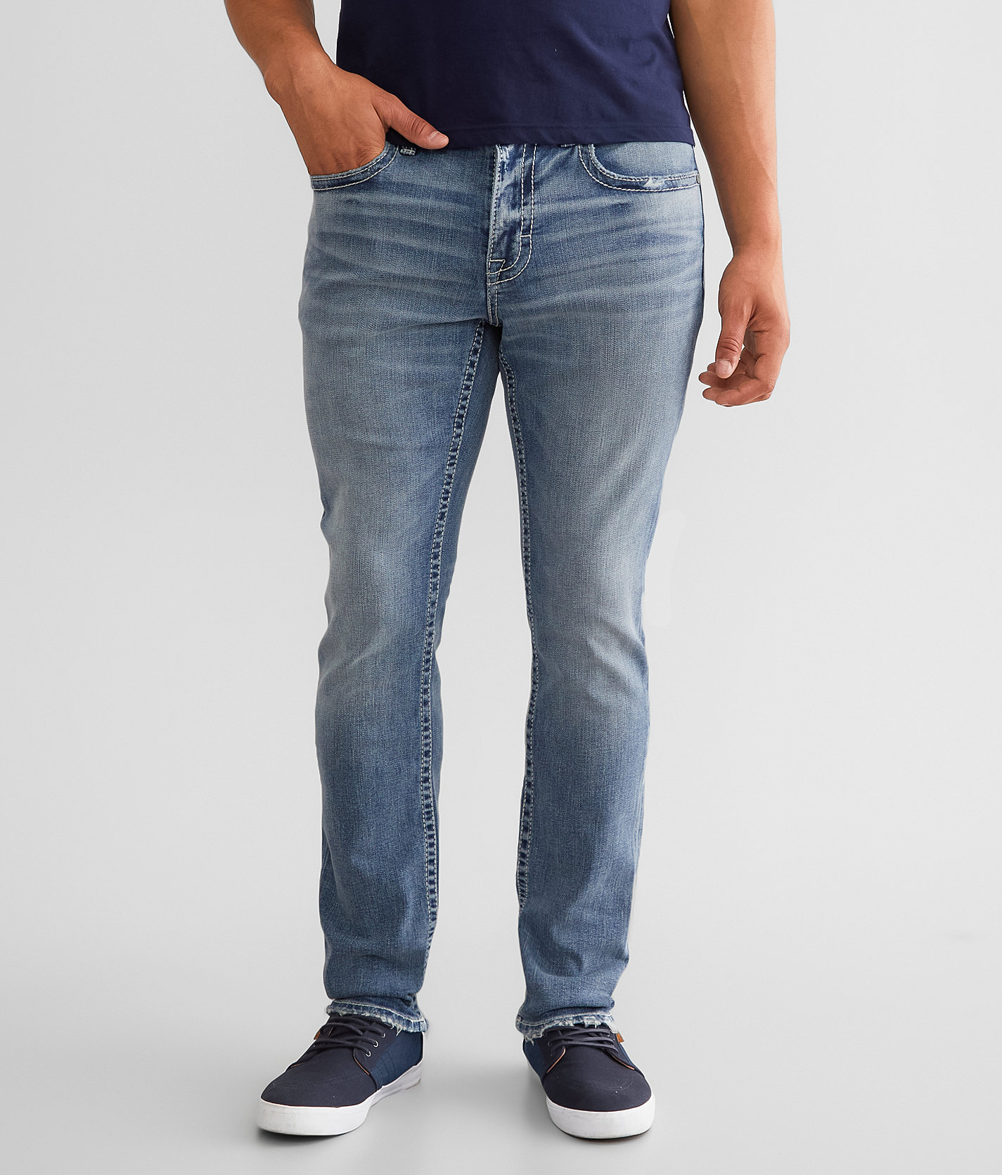 BKE Ethan Straight Stretch Jean - Men's Jeans in Dredge