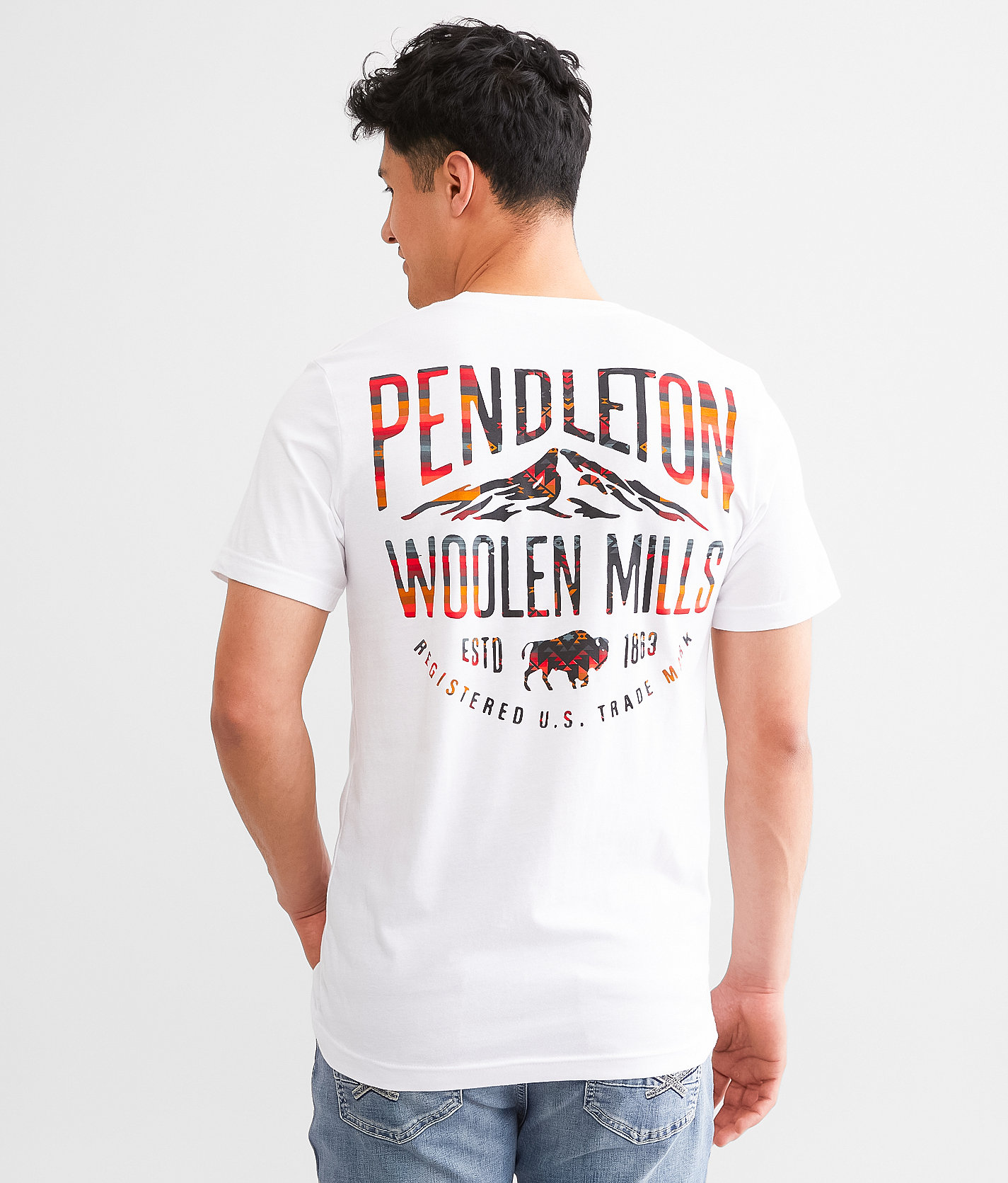 Pendleton Bridge Creek T-Shirt - Men's T-Shirts in White