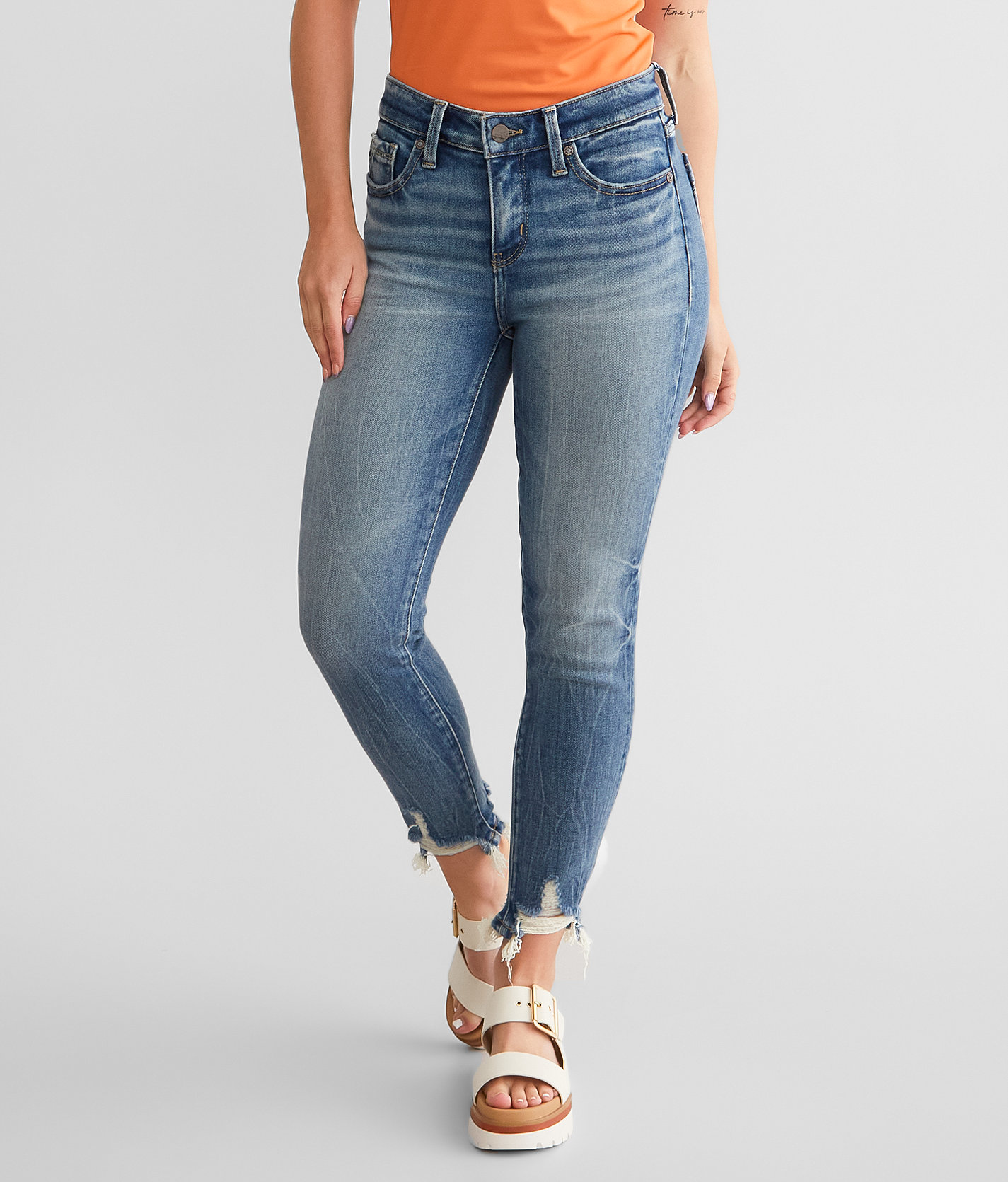 Buckle Black Fit No. 53 Ankle Skinny Stretch Jean - Women's Jeans in Bisbee 6