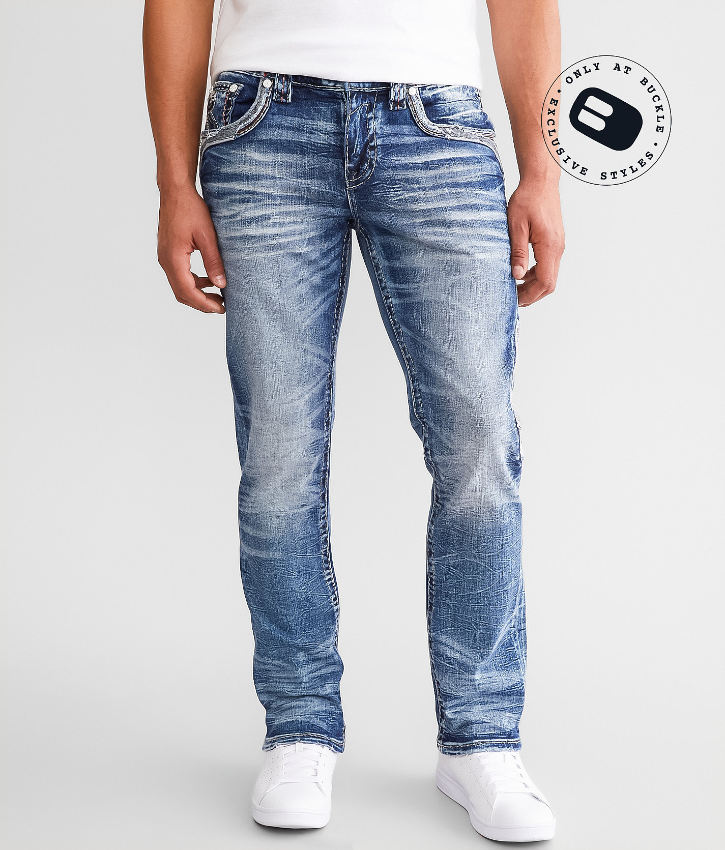 Rock Revival Garlen Straight Stretch Jean - Men's Jeans in Garlen J204