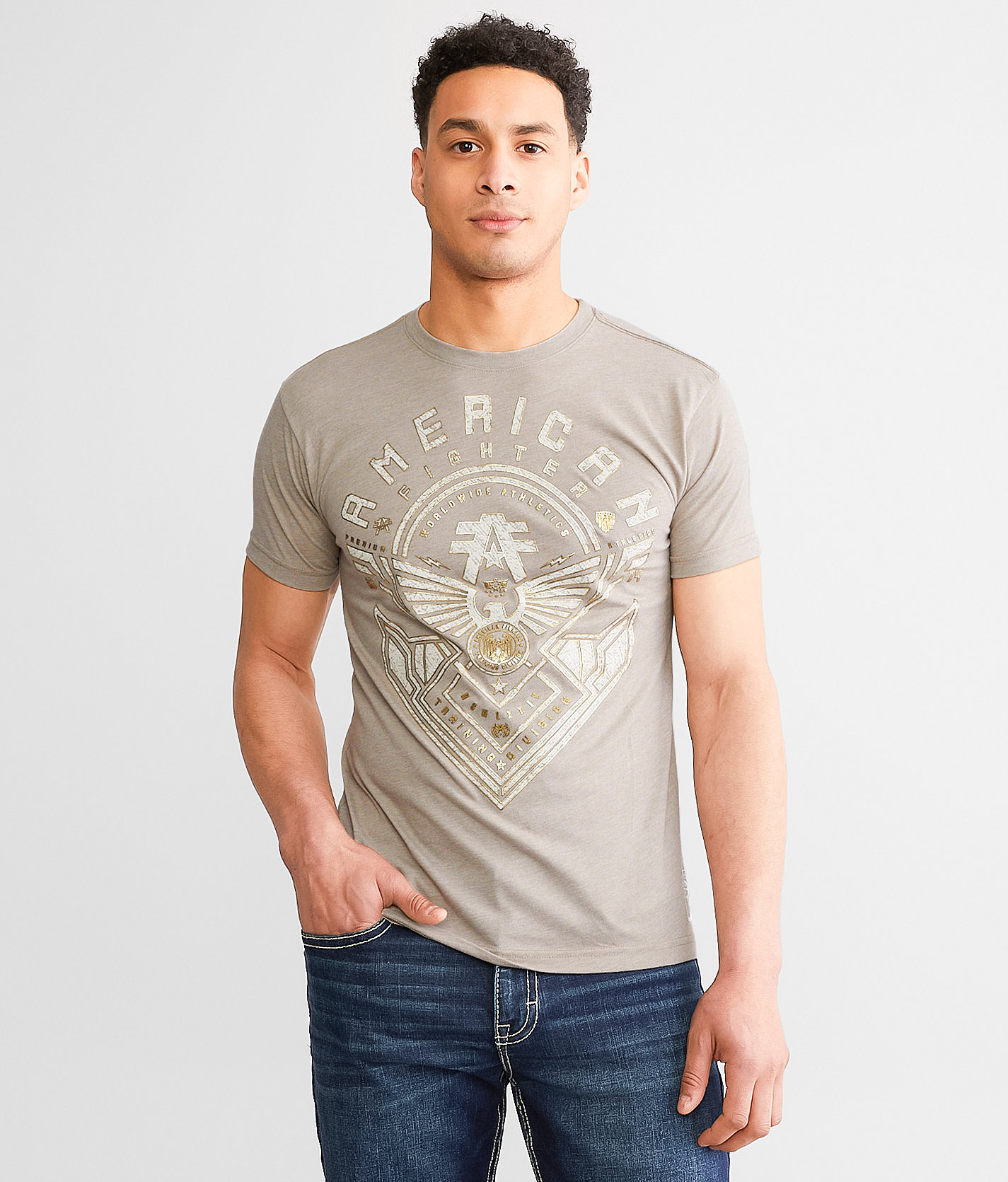American Fighter Huntsville T-Shirt - Men's T-Shirts in Cloudy Grey