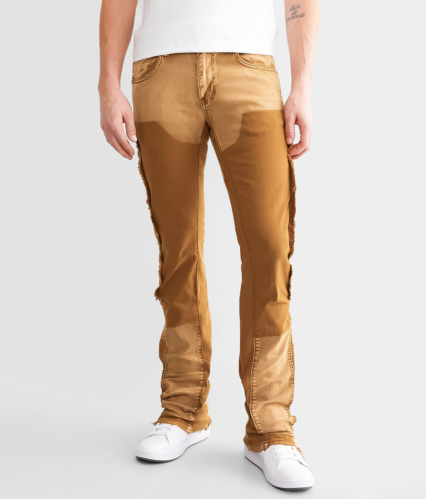 VKTR Stacked Stretch Jean - Men's Jeans in Tan