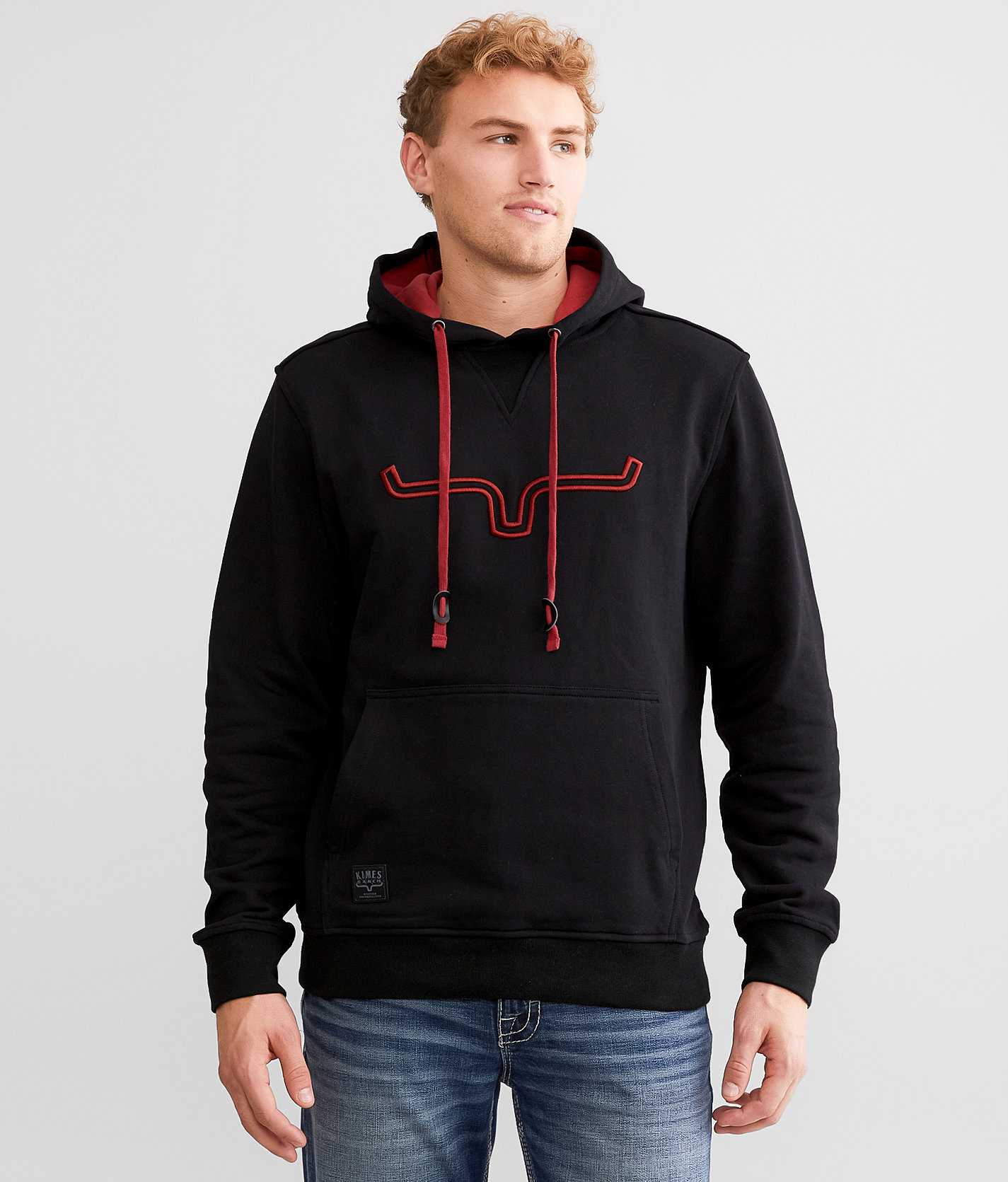 Kimes Ranch Fast Talker Hooded Sweatshirt - Men's Sweatshirts in Black