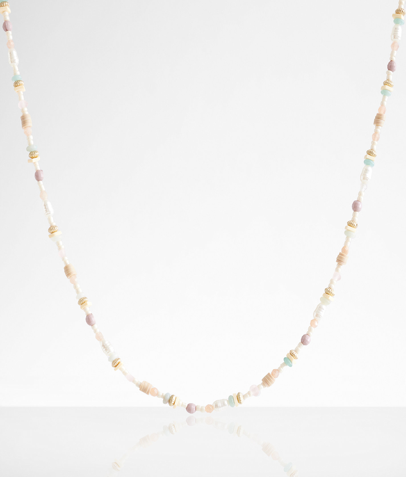 boutique by BKE Beaded Necklace - Women's Jewelry in Gold Neutral