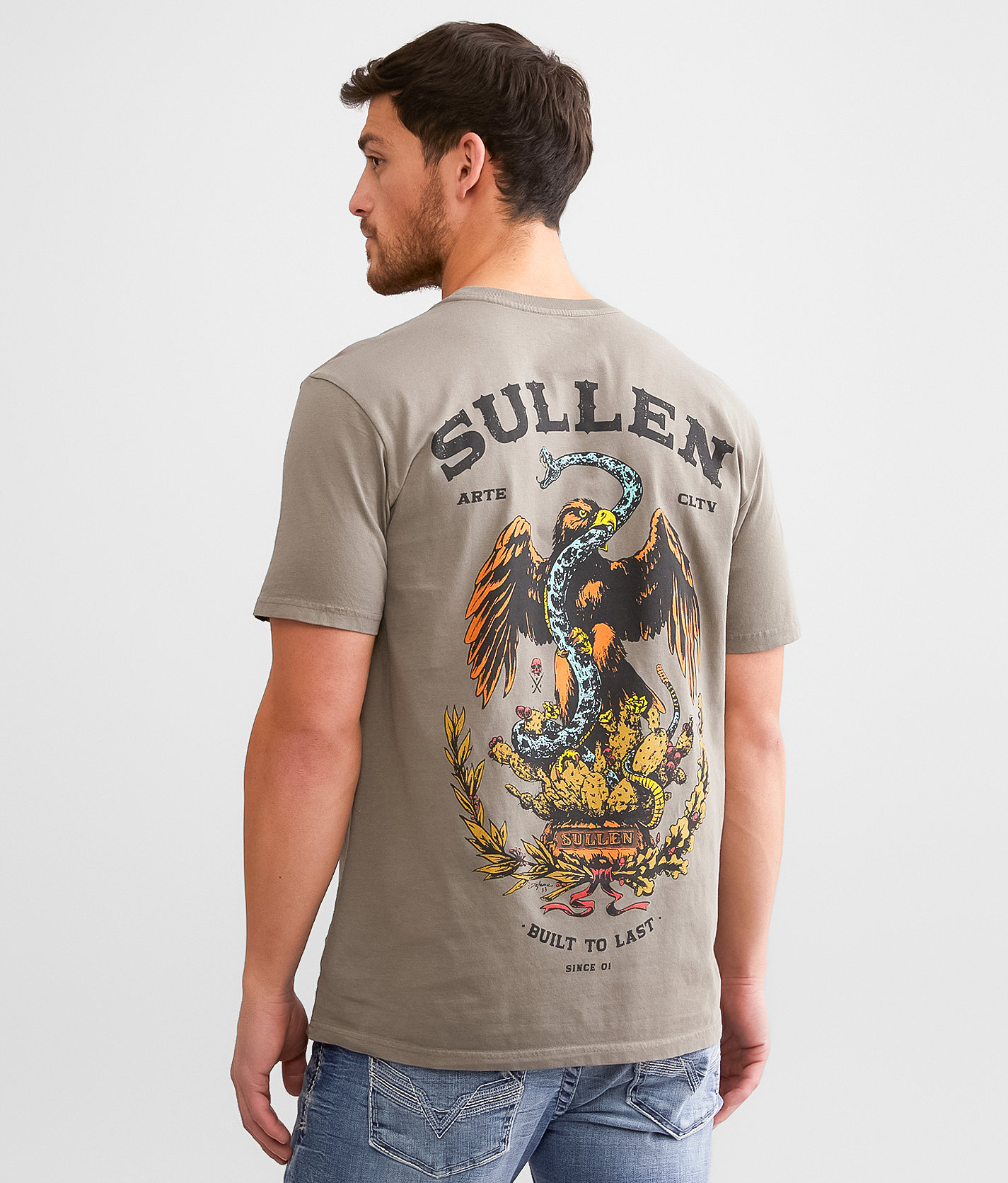 Sullen Defender T-Shirt - Men's T-Shirts in Moon Mist