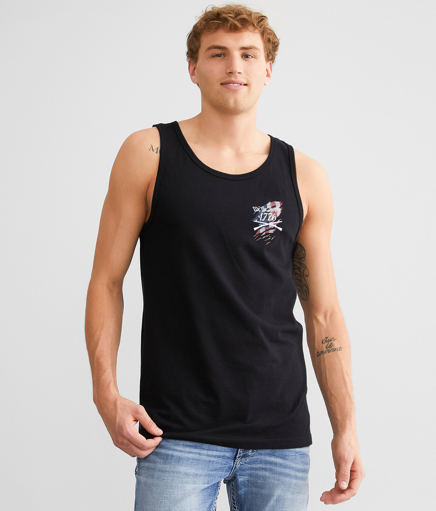Howitzer We Will Defend Tank Top - Men's Tank Tops in Black