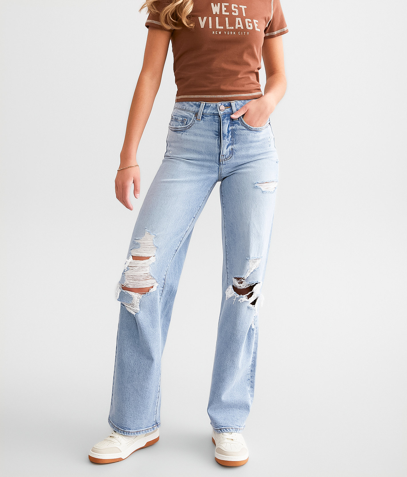 BKE Billie Wide Leg Stretch Jean - Women's Jeans in Mendoza