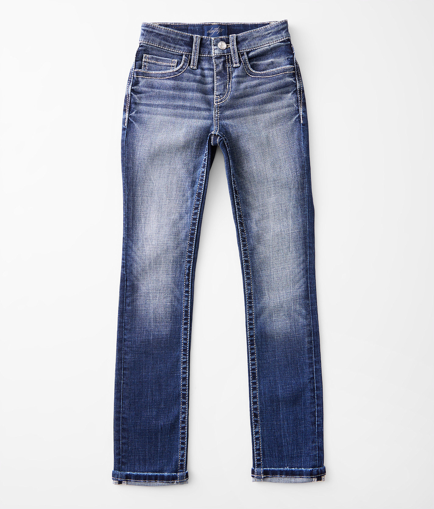 Girls - Daytrip Mid-Rise Straight Stretch Jean - Girl's Jeans in Medium 236