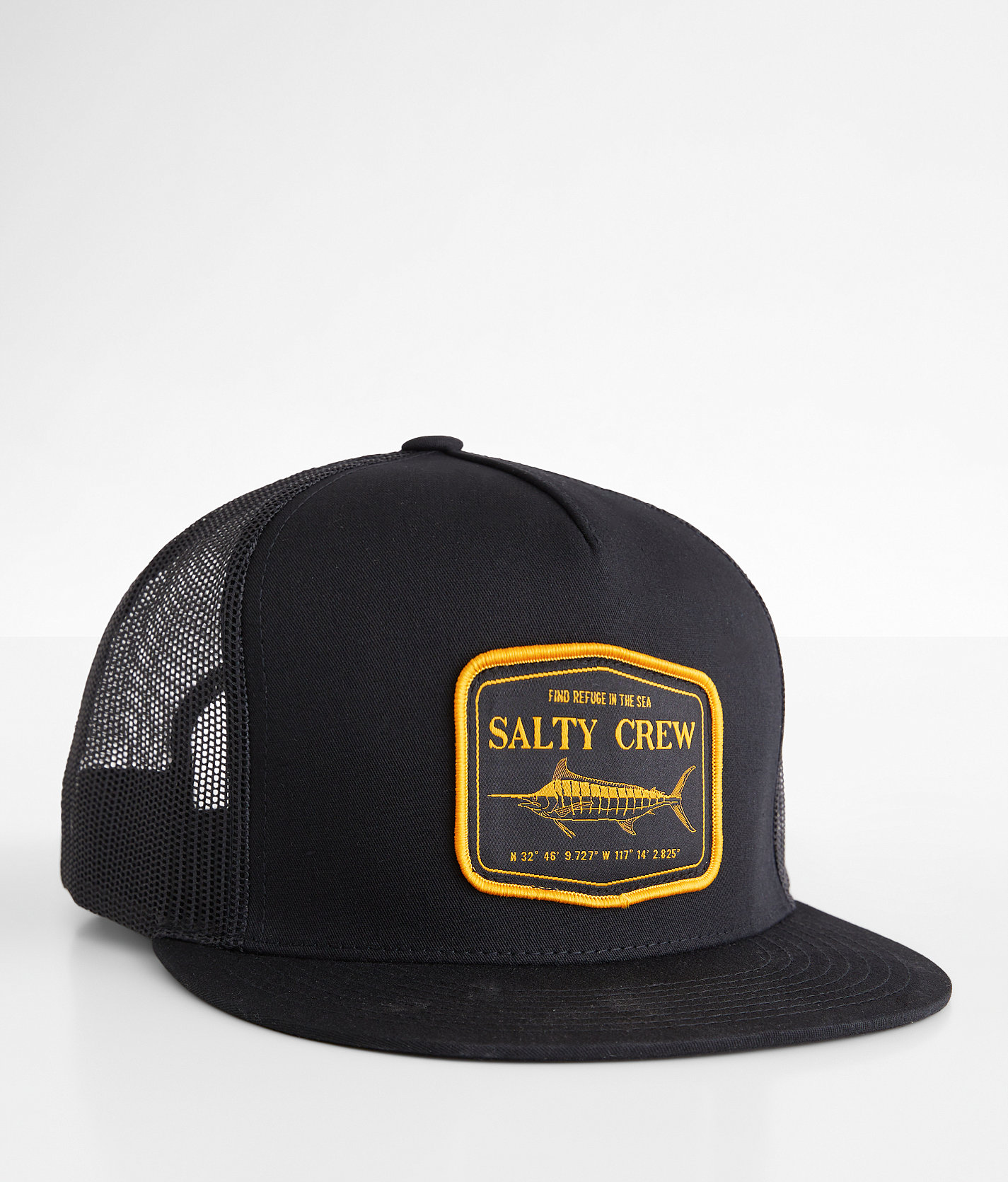 Salty Crew Stealth Trucker Hat - Men's Hats in Black