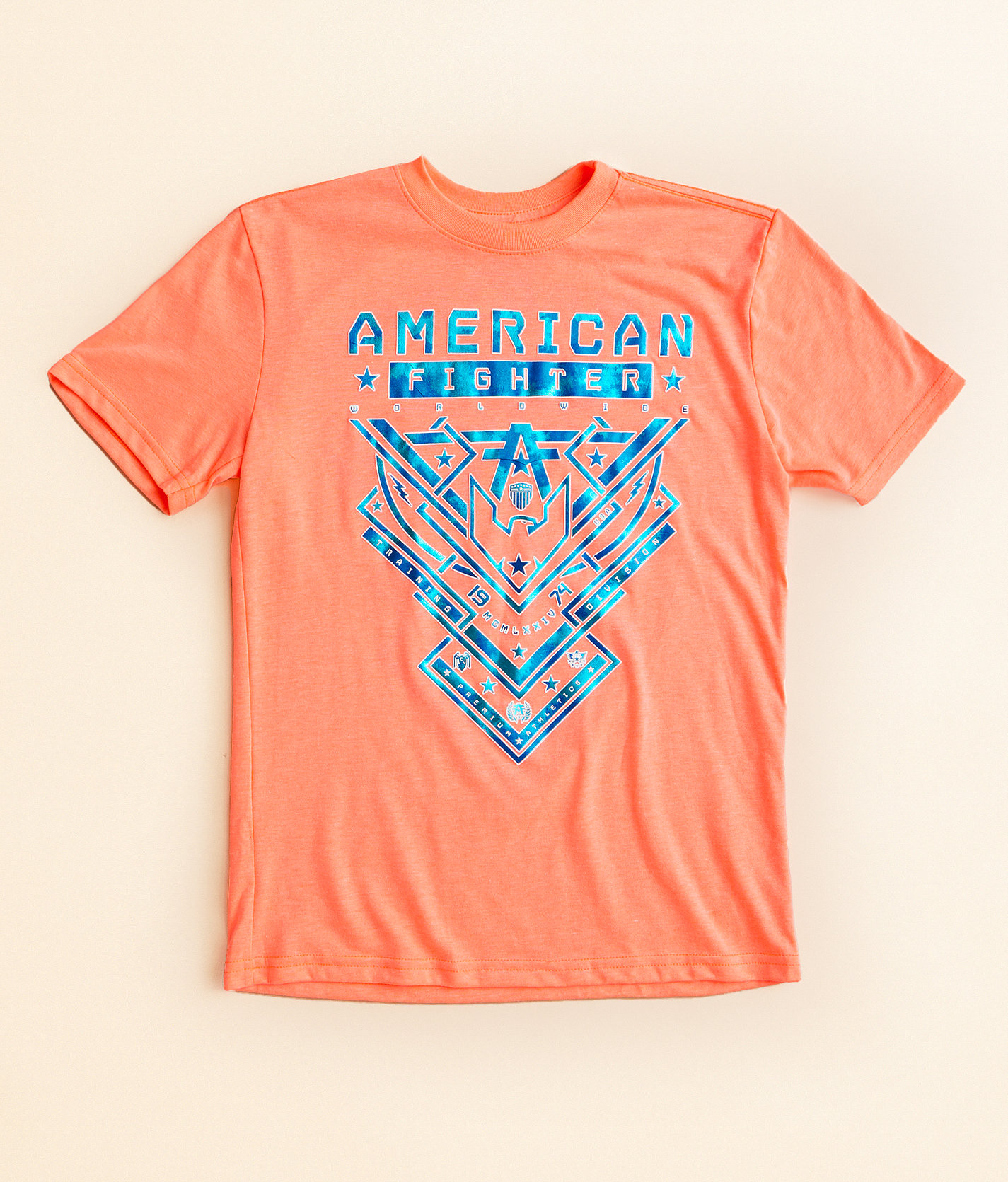 Boys - American Fighter Nantucket T-Shirt - Boy's T-Shirts in Neon Coral