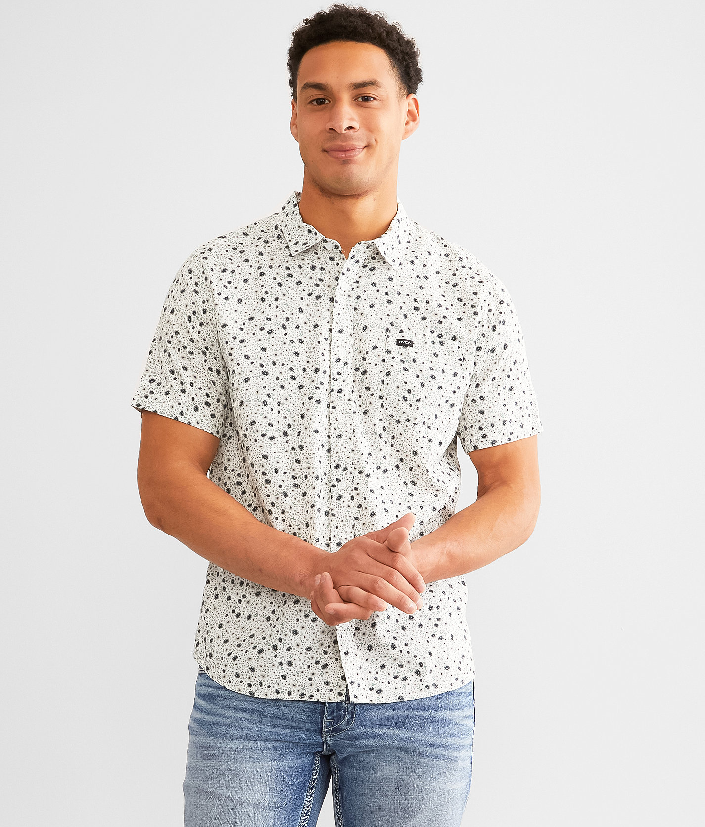 RVCA English Roses Shirt - Men's Shirts in White