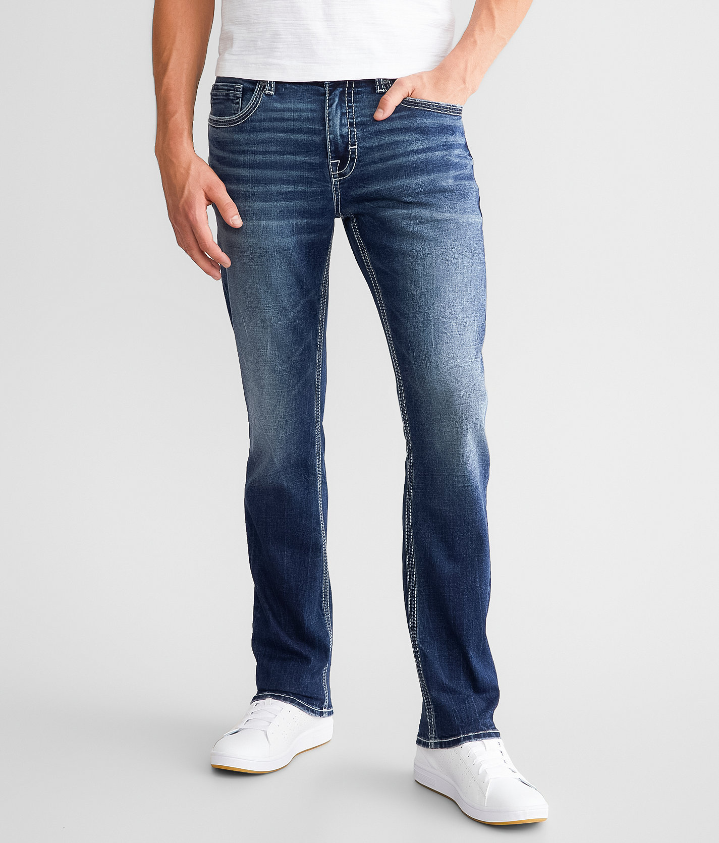 BKE Alec Straight Stretch Jean - Men's Jeans in Ashbury