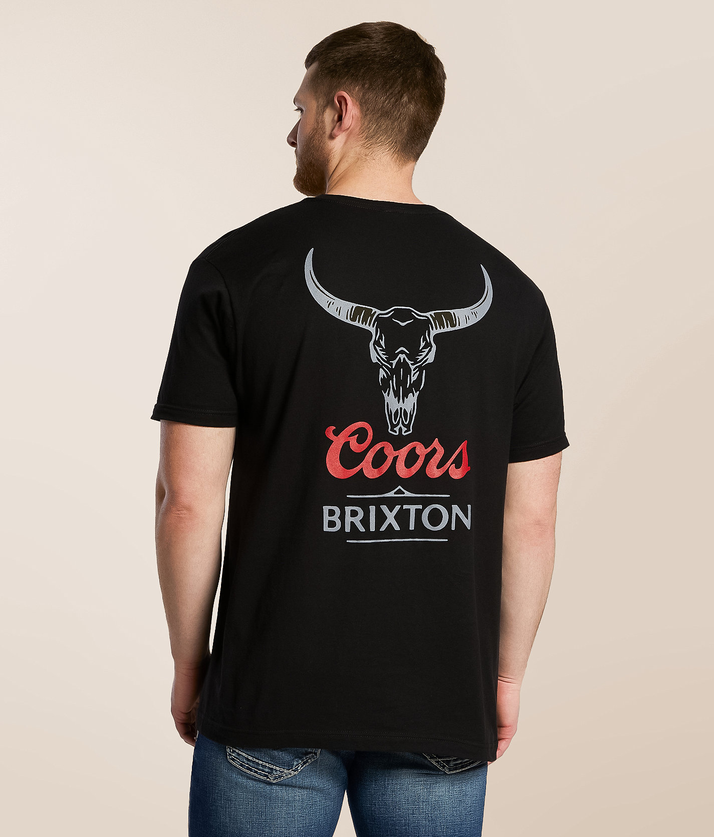 Brixton Coors® Bull T-Shirt - Men's T-Shirts in Black