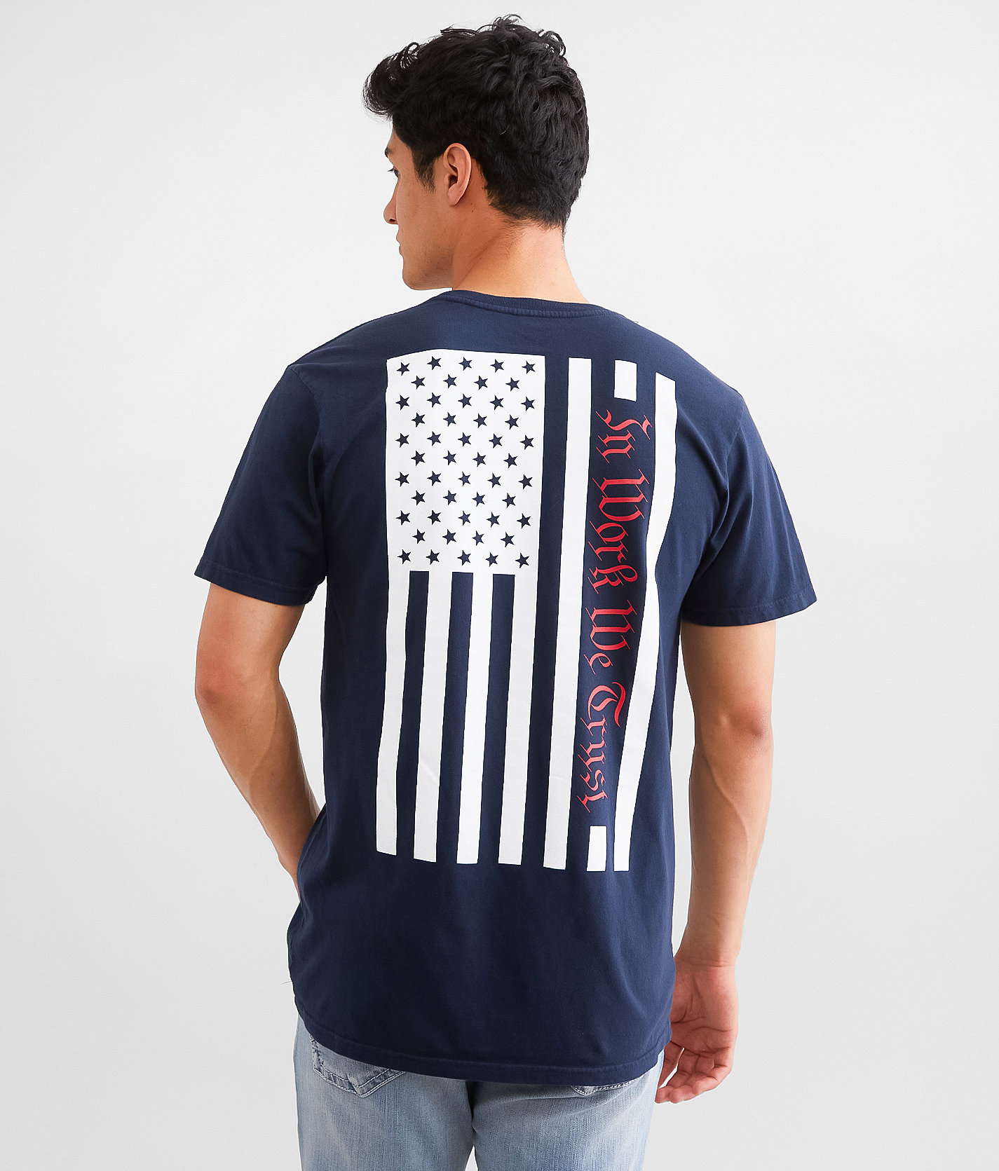 Howitzer Blue Collar Patriot T-Shirt - Men's T-Shirts in Navy