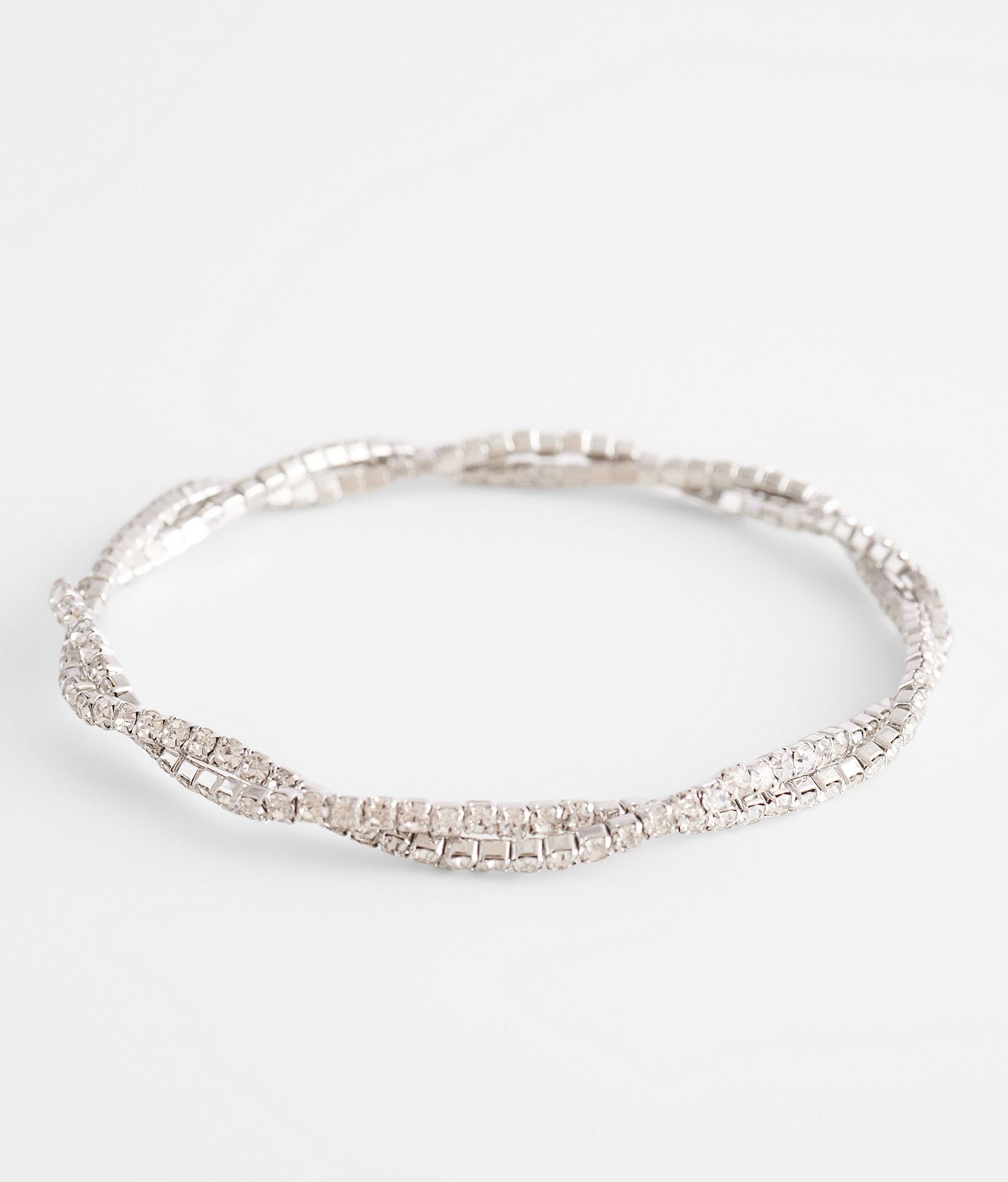 BKE Twisted Glitz Bracelet - Women's Jewelry in Silver