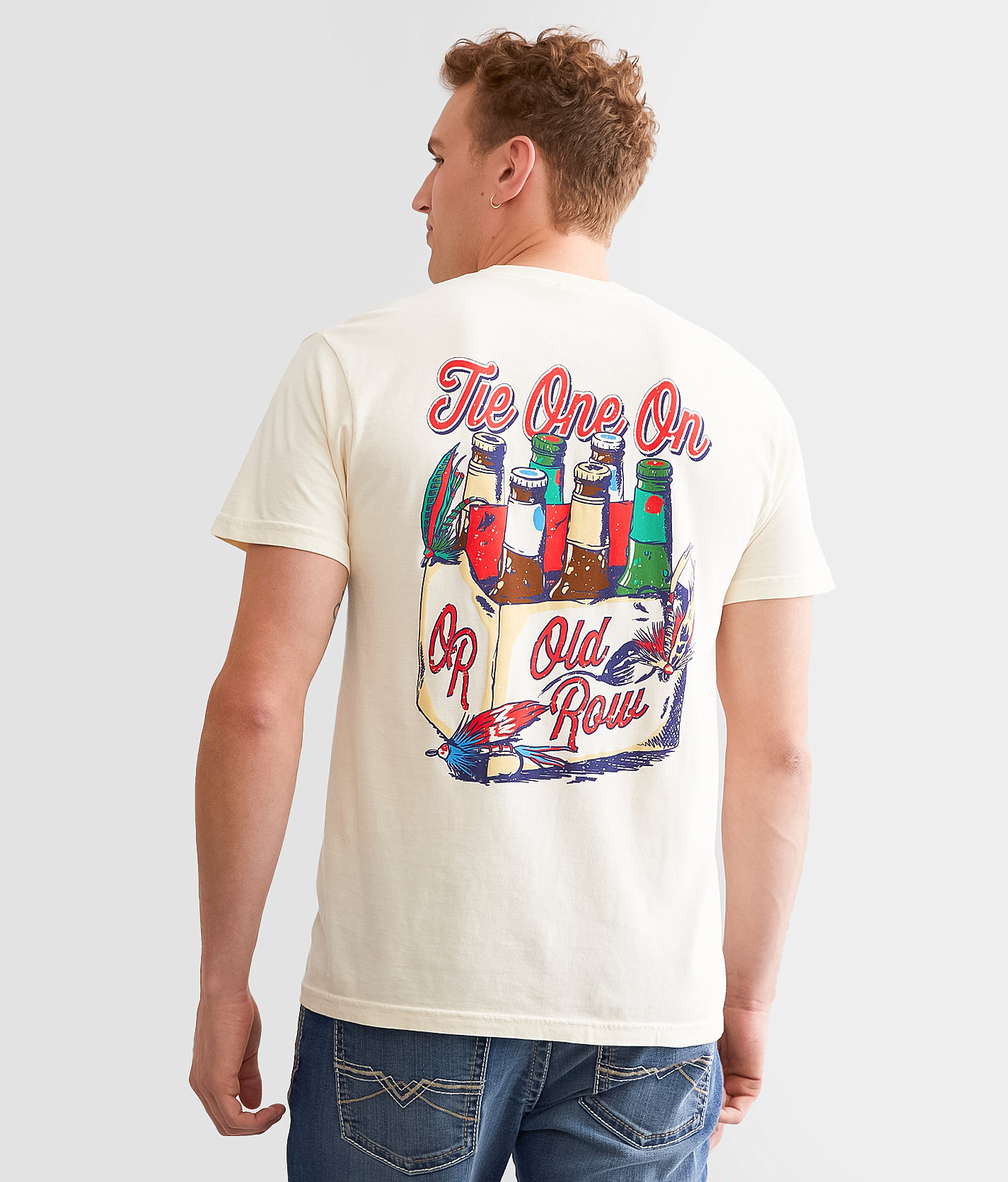 Old Row Tie One On T-Shirt - Men's T-Shirts in Ivory