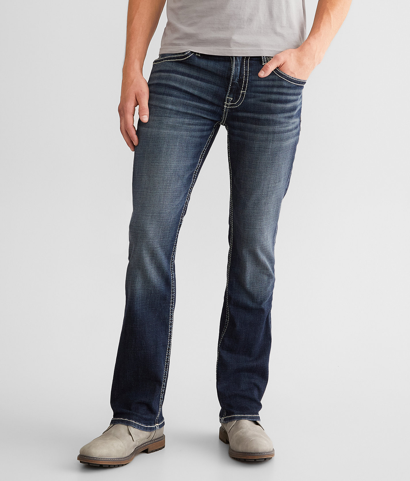 BKE Aiden Boot Stretch Jean - Men's Jeans in Aliso
