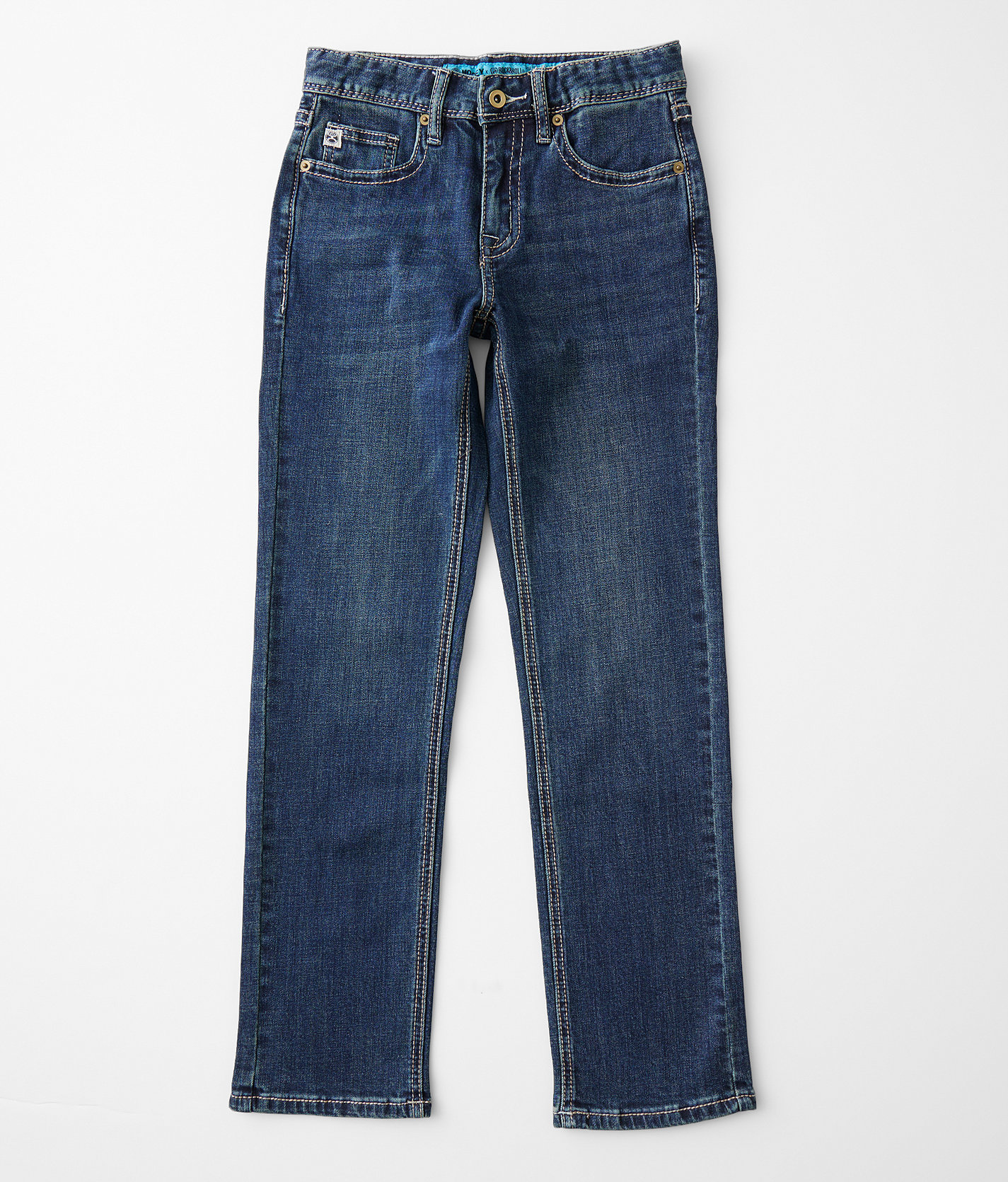 Boys - Hooey Rock & Roll Denim Revolver Straight Jean - Boy's Jeans in Dark Vintage 201