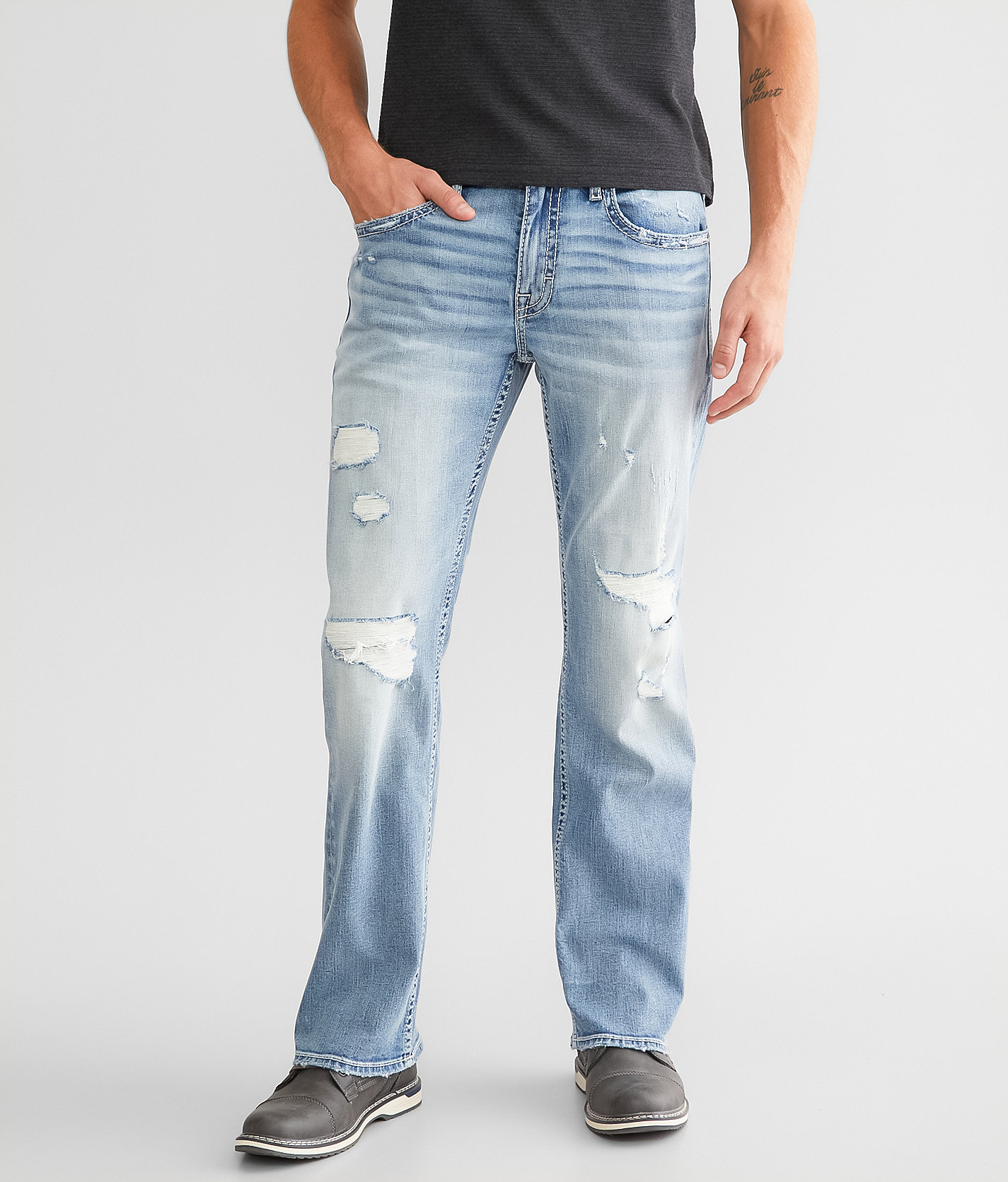 BKE Jake Boot Stretch Jean - Men's Jeans in Cliford