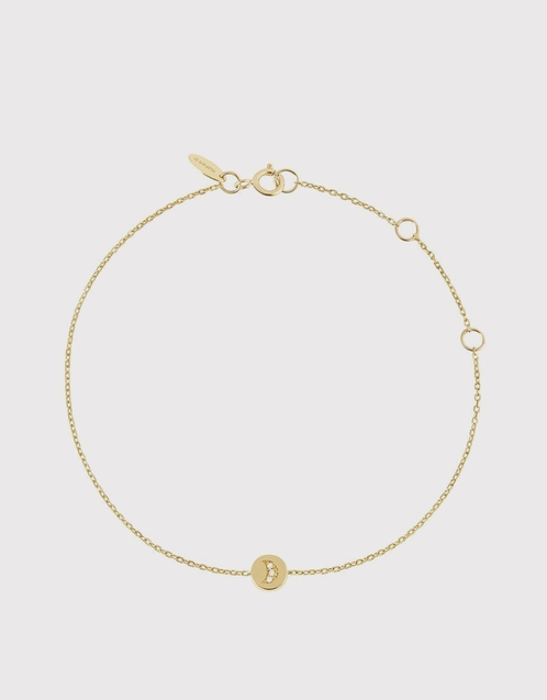 Modern Words Fine-Crescent Bracelet
