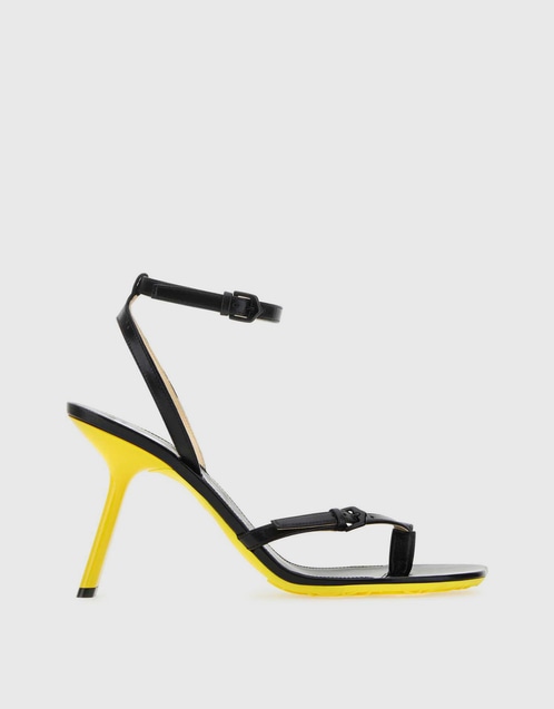 Petal Leather Heeled Sandals