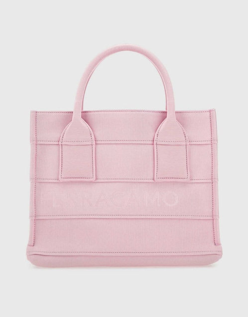 Embroidered Logo Beach Tote Bag