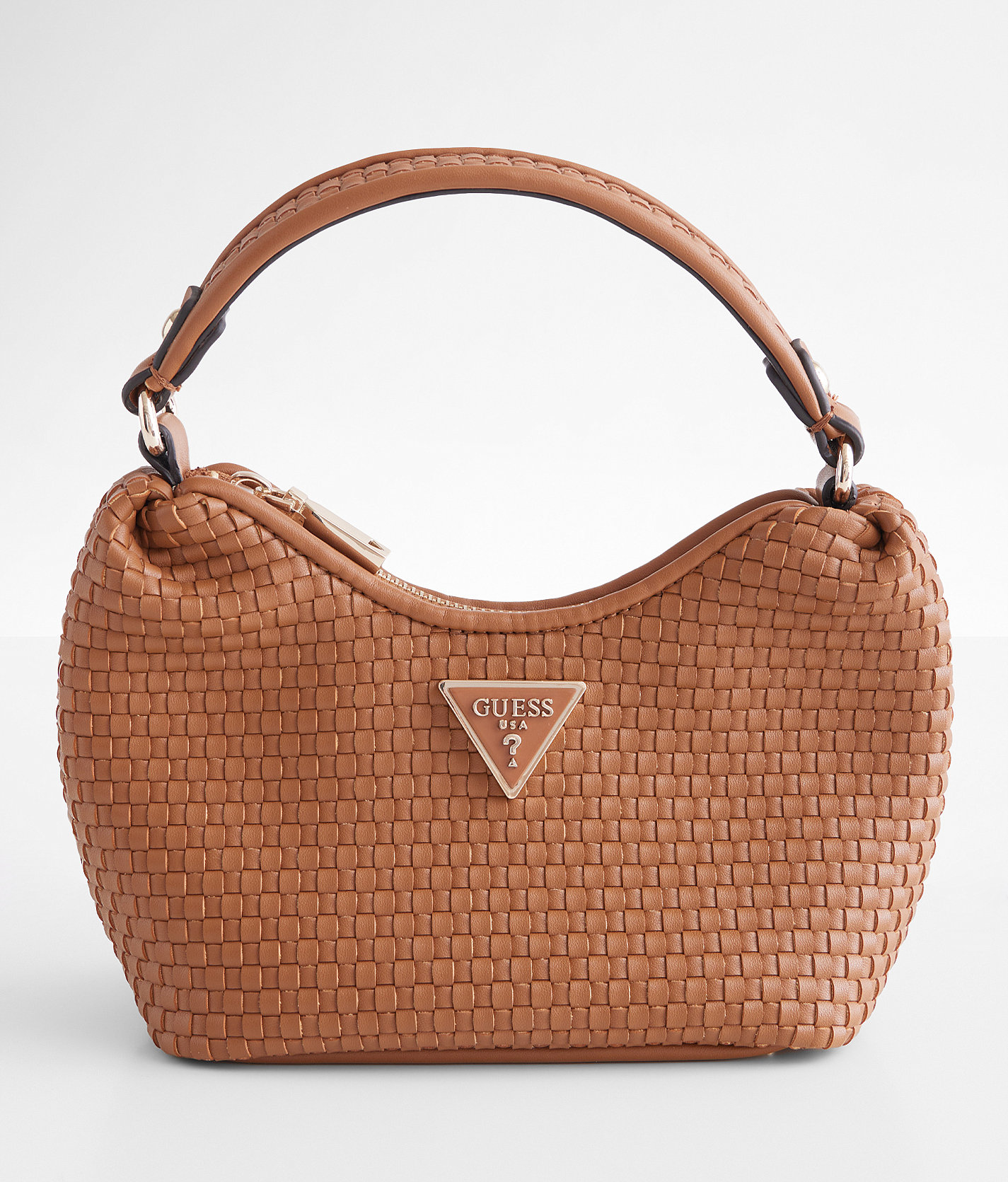 Guess Etel Mini Hobo Purse - Women's Bags & Wallets in Cognac