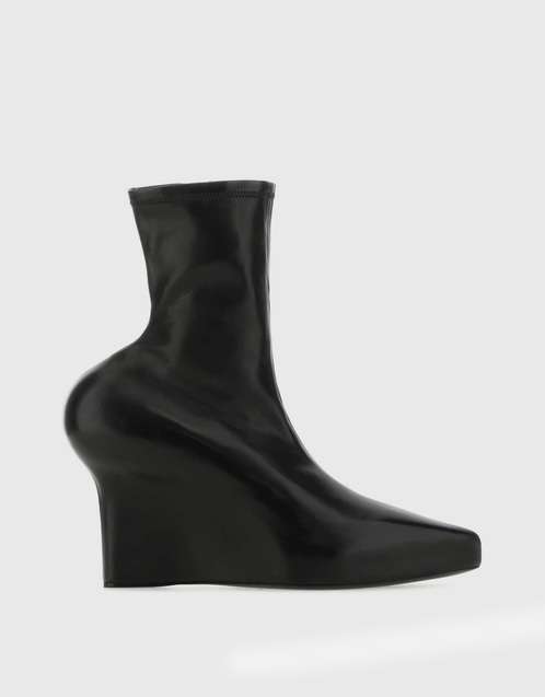 Lamb Nappa Leather Ankle Boots