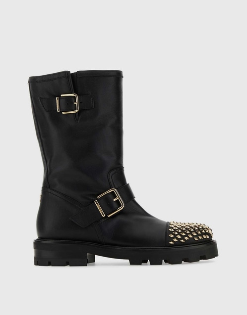 Biker II Stud-Eembellished Boots
